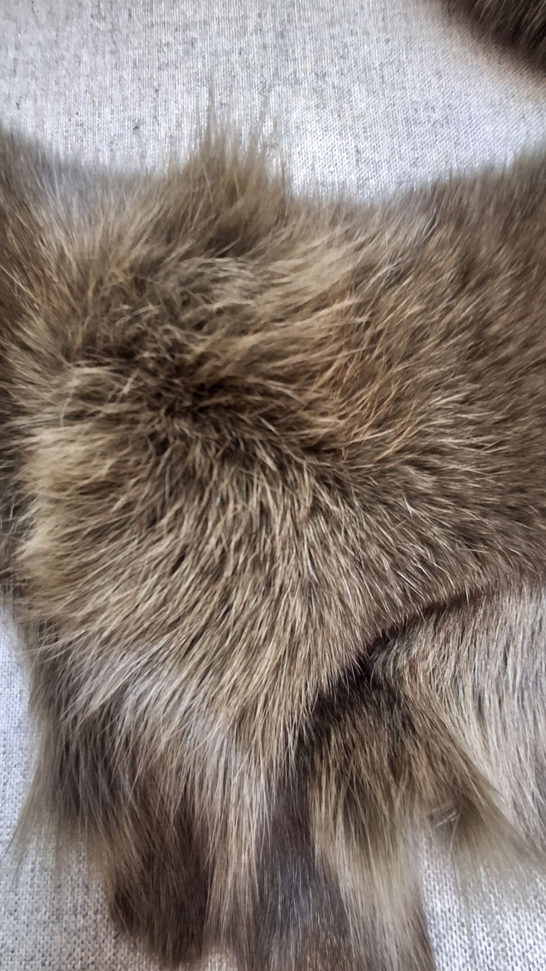 Vintage Vintage Real Fur Raccoon Collar / 80s Stole Trim Size ONE SIZE - 4 Thumbnail