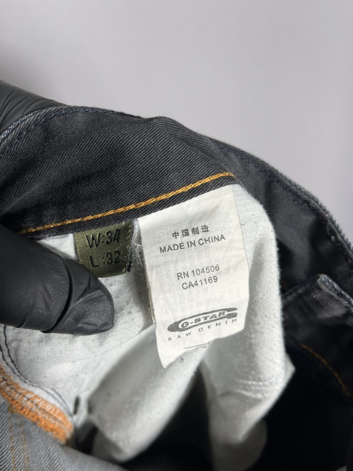 G-Star Vintage G Star Elwood Heritage Embro Tapered 96 Denim Pants Size US 34 / EU 50 - 12 Thumbnail
