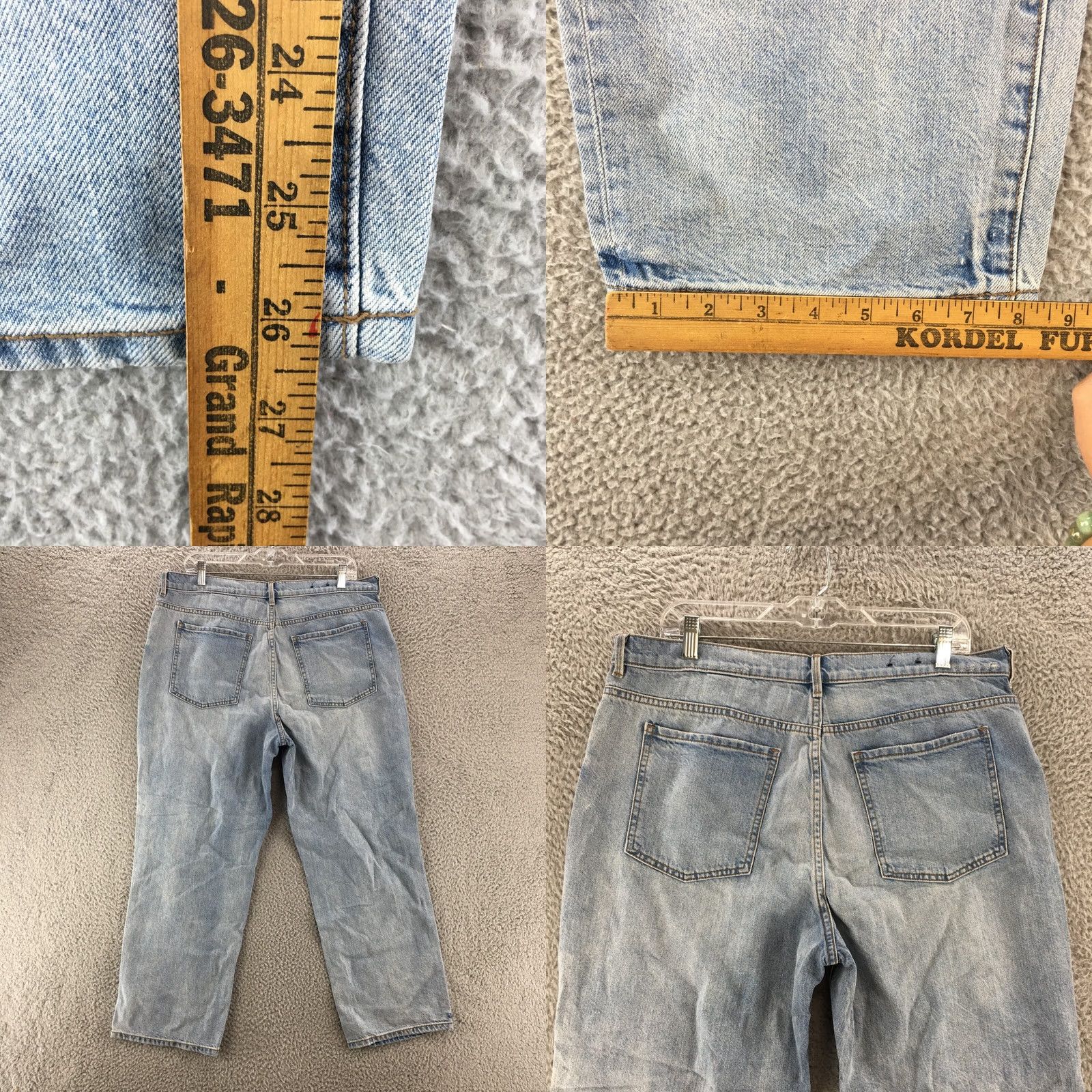 Banana Republic Banana Republic Jeans Womens 32 Blue Light Wash Straight 5 Pockets Size 24" / US 00 / IT 34 - 8 Thumbnail