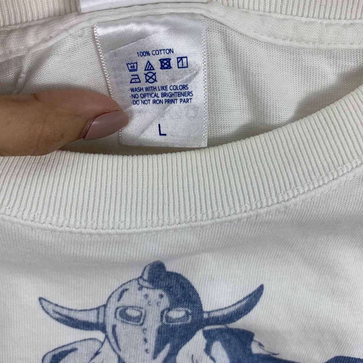 Vintage KINNIKUMAN AKUMAN SHOGUN Demon General Tee Shirt Anime Manga Size US L / EU 52-54 / 3 - 9 Thumbnail