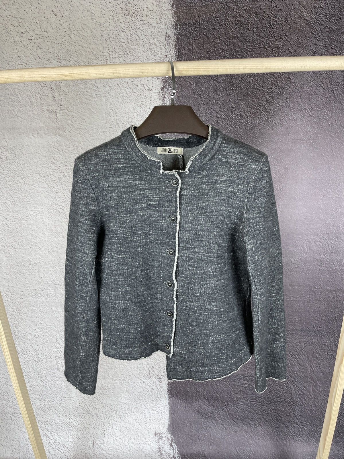 Other Jayko Jayko asymmetric wool cotton grey jacket Size M / US 6-8 / IT 42-44 - 1 Thumbnail