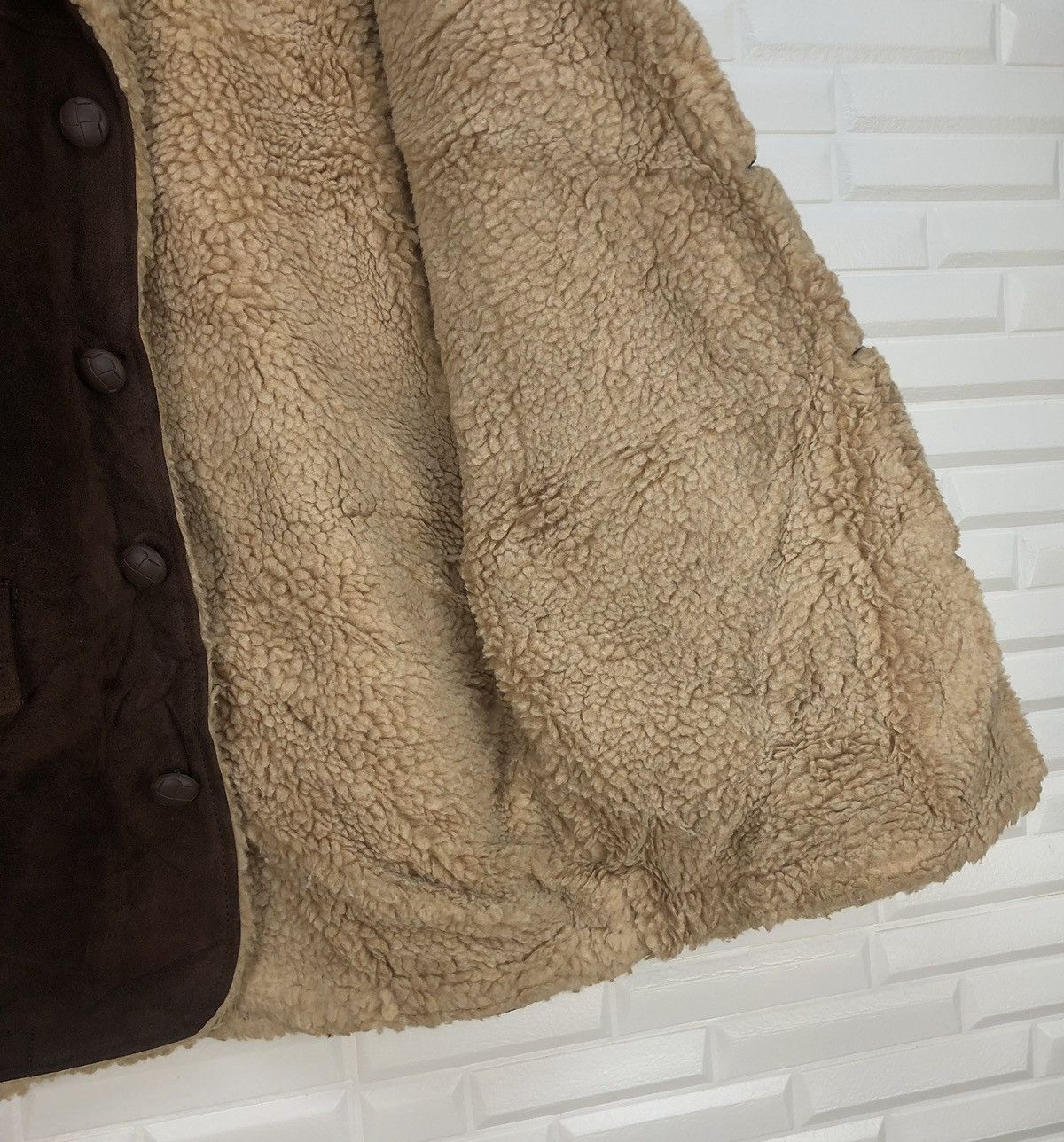 Leather × Vintage Vtg Ranchwear Western Suede Leather Sherpa Jacket Size US M / EU 48-50 / 2 - 11 Thumbnail