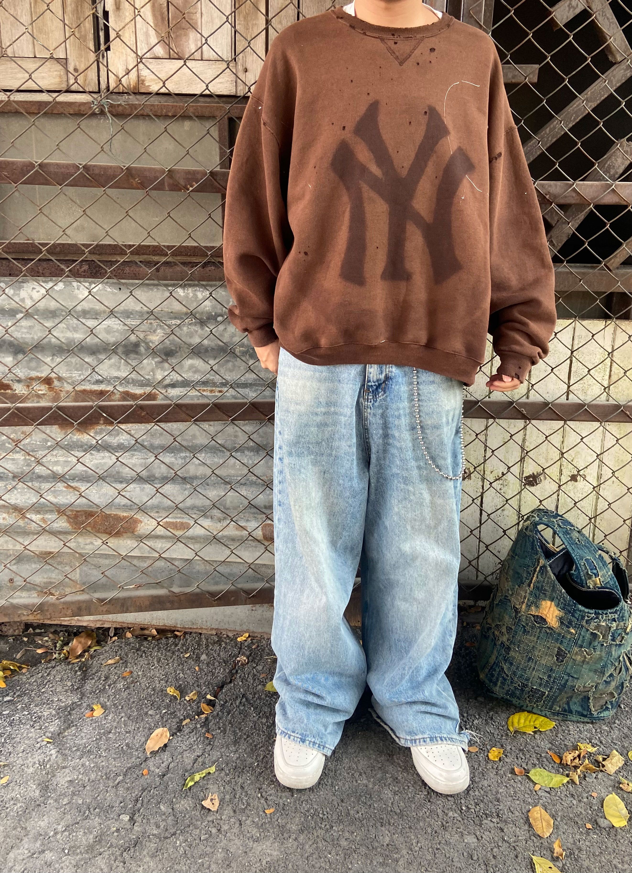 Vintage RUSSELL FADED DISTRESSED THRASHED CREWNECK Size US XL / EU 56 / 4 - 4 Thumbnail