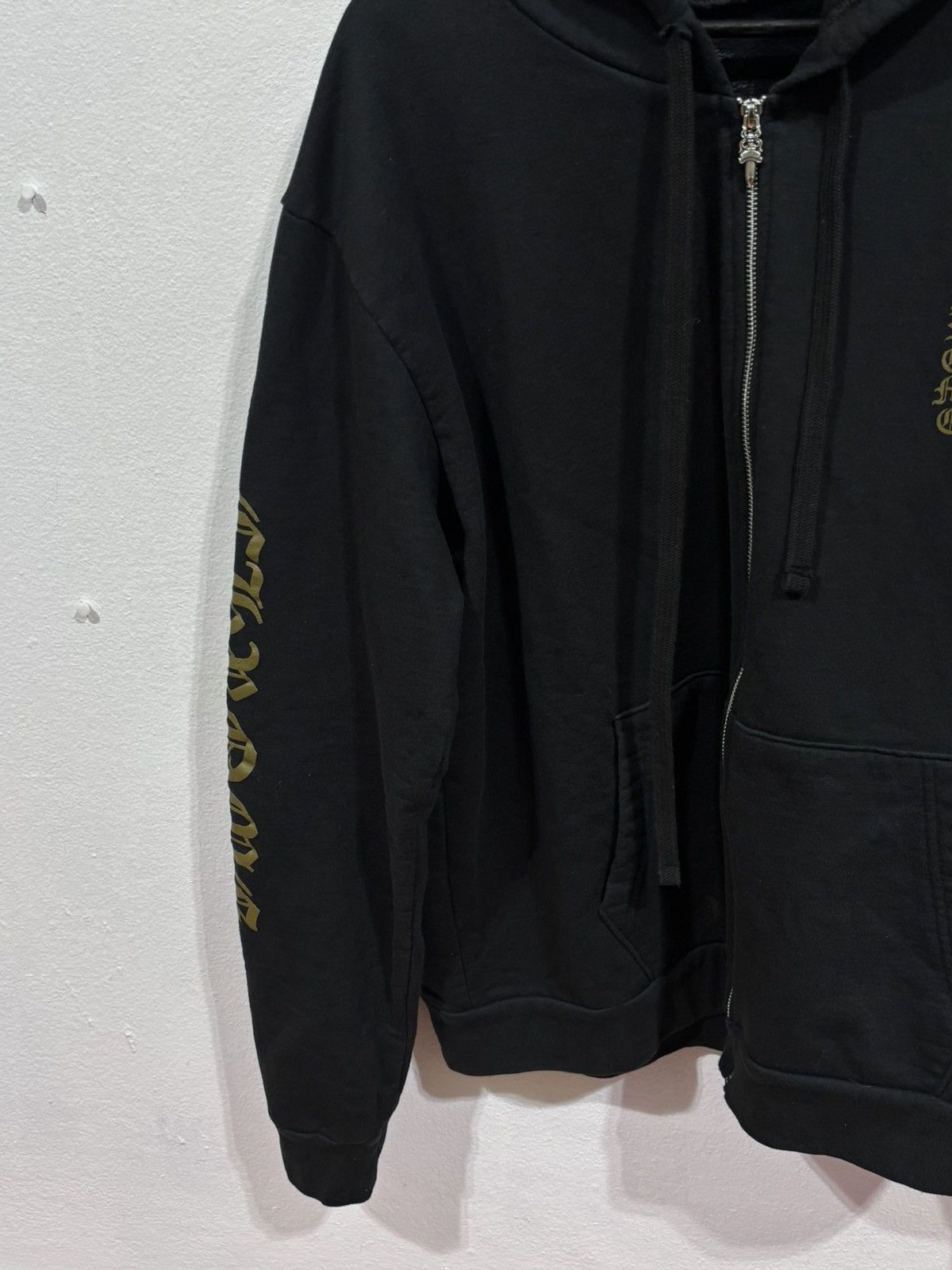 Chrome Hearts Chrome Hearts Vertical Logo Zip Up Hoodie Size US L / EU 52-54 / 3 - 2 Thumbnail