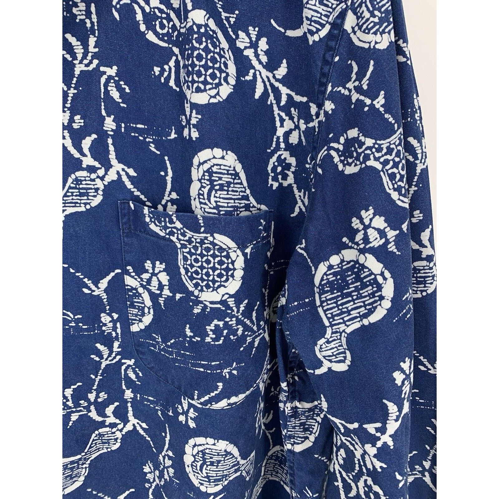 Okura OKURA Japan Indigo Dyed Button Front Blue XL Size US XL / EU 56 / 4 - 3 Thumbnail