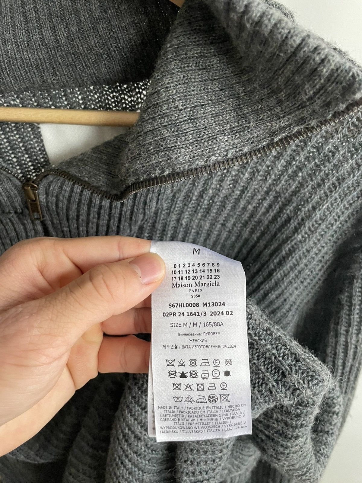 Maison Margiela Maison Margiela knit quarter zip Size US M / EU 48-50 / 2 - 3 Thumbnail