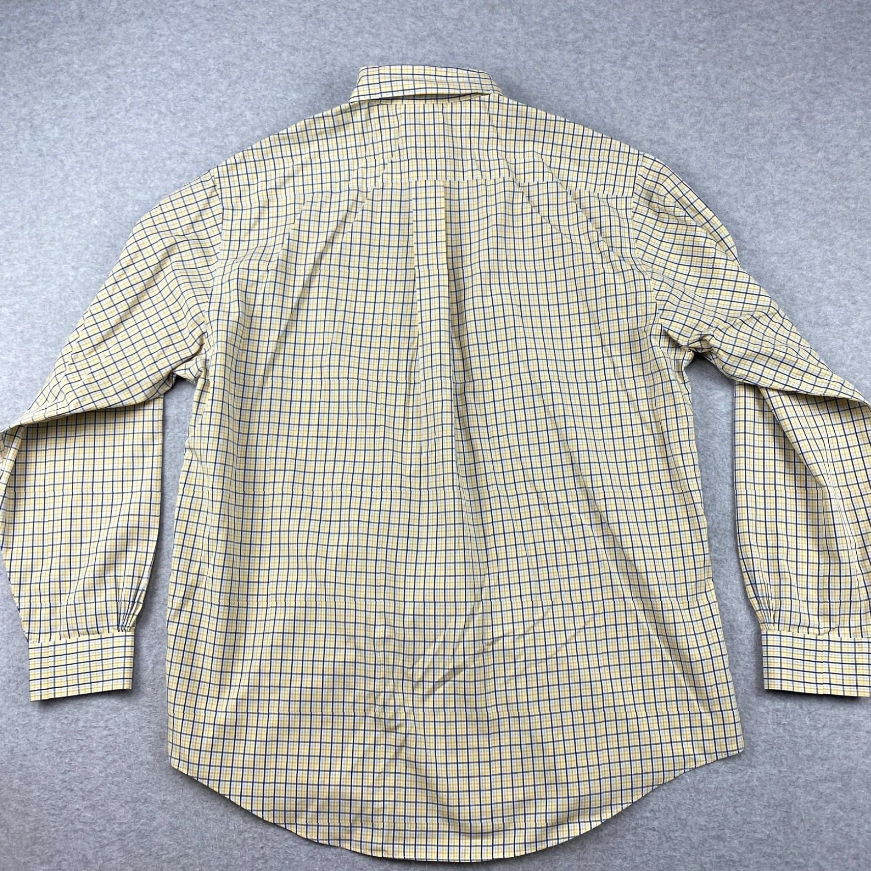 Brooks Brothers Brooks Brothers 346 Button-Up Shirt Mens Large Yellow Check Non Iron Pocket Button-Down Plaid Casual Shirt Size US L / EU 52-54 / 3 - 7 Thumbnail