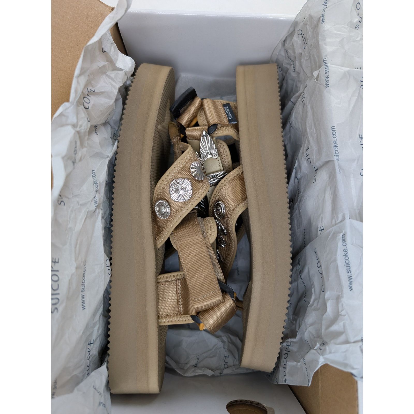 Moncler × Suicoke o1rshd1 Sandal in Beige Size US 9 / EU 42 - 20 Thumbnail
