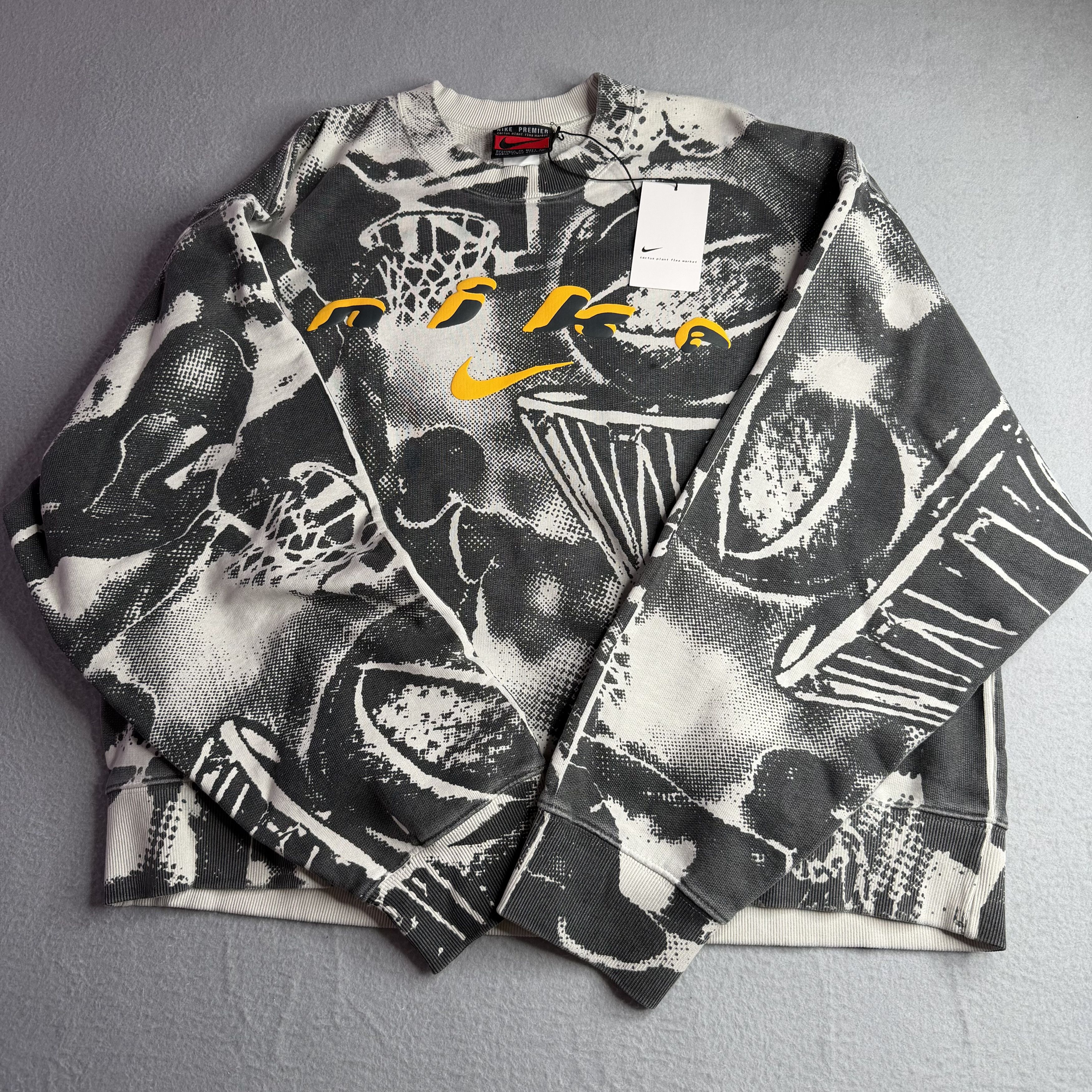 Cactus Plant Flea Market × Nike NWT Nike x Cactus Plant Flea Market (CPFM) Hoop Crewneck Size US M / EU 48-50 / 2 - 6 Thumbnail
