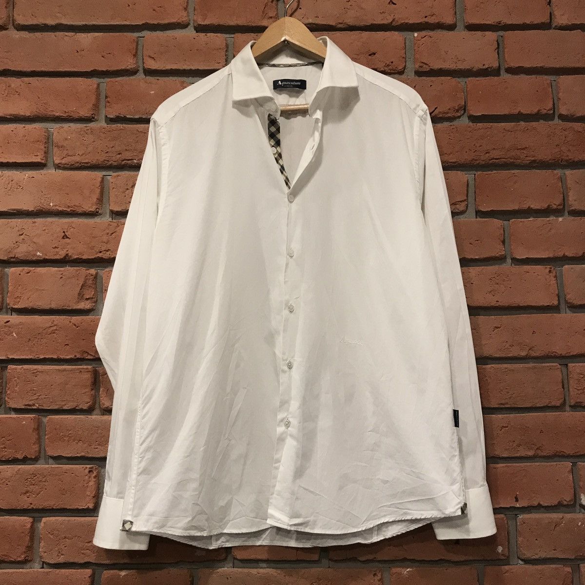 Aquascutum White plain aquascutum longsleeve shirt logo Size US L / EU 52-54 / 3 - 1 Thumbnail