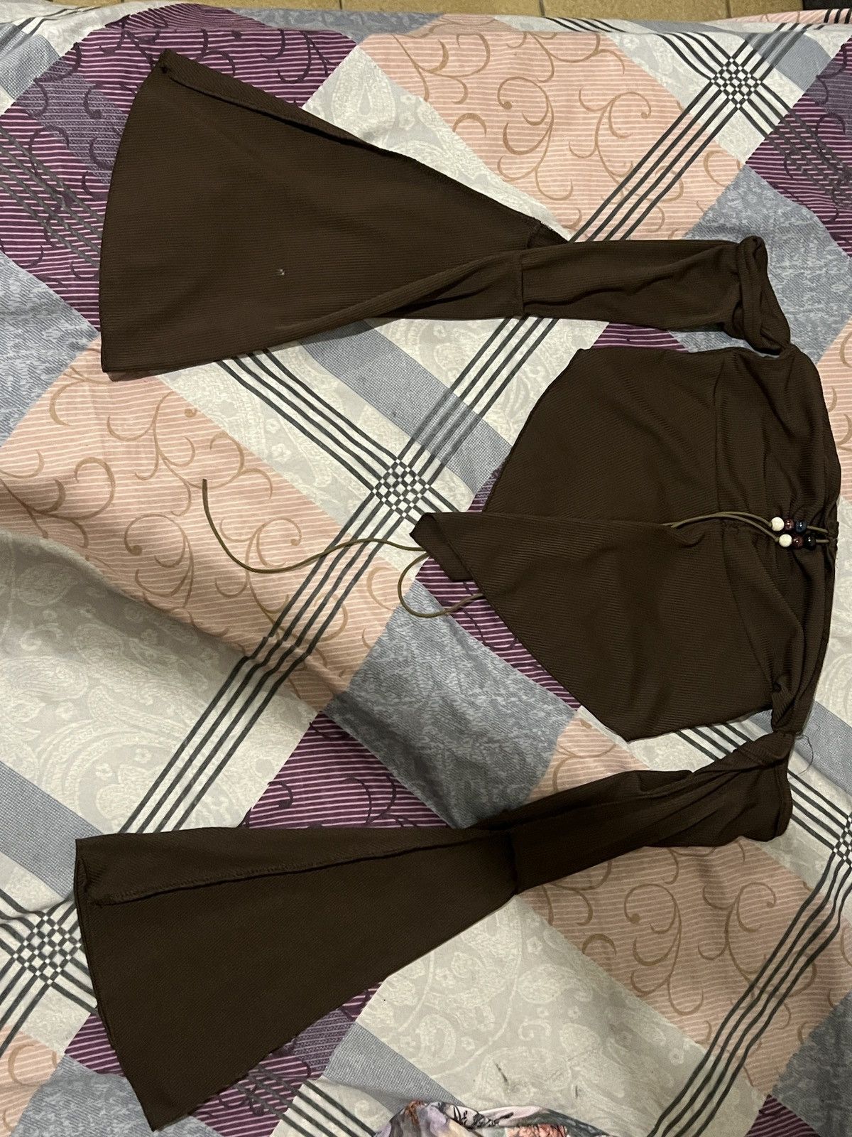 Other brown long sleeve crop top Size XS / US 0-2 / IT 36-38 - 2 Thumbnail