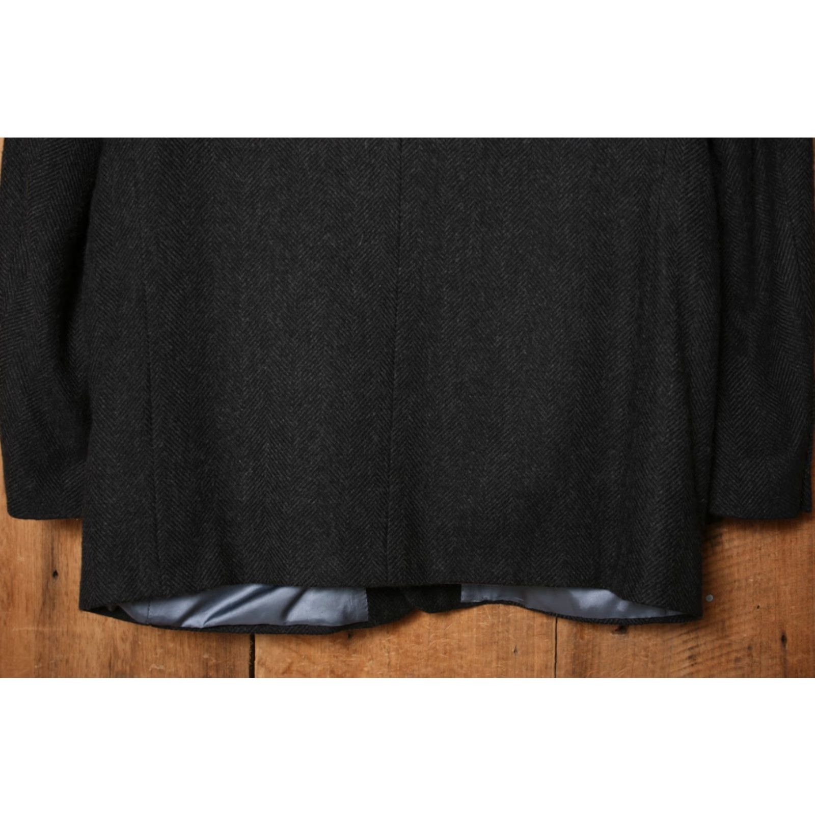 Olive OLIVER Charcoal Pure Mongolian Cashmere Herringbone Tweed Sport Coat Mens 44 Regular Two Button Size US S / EU 44-46 / 1 - 6 Thumbnail