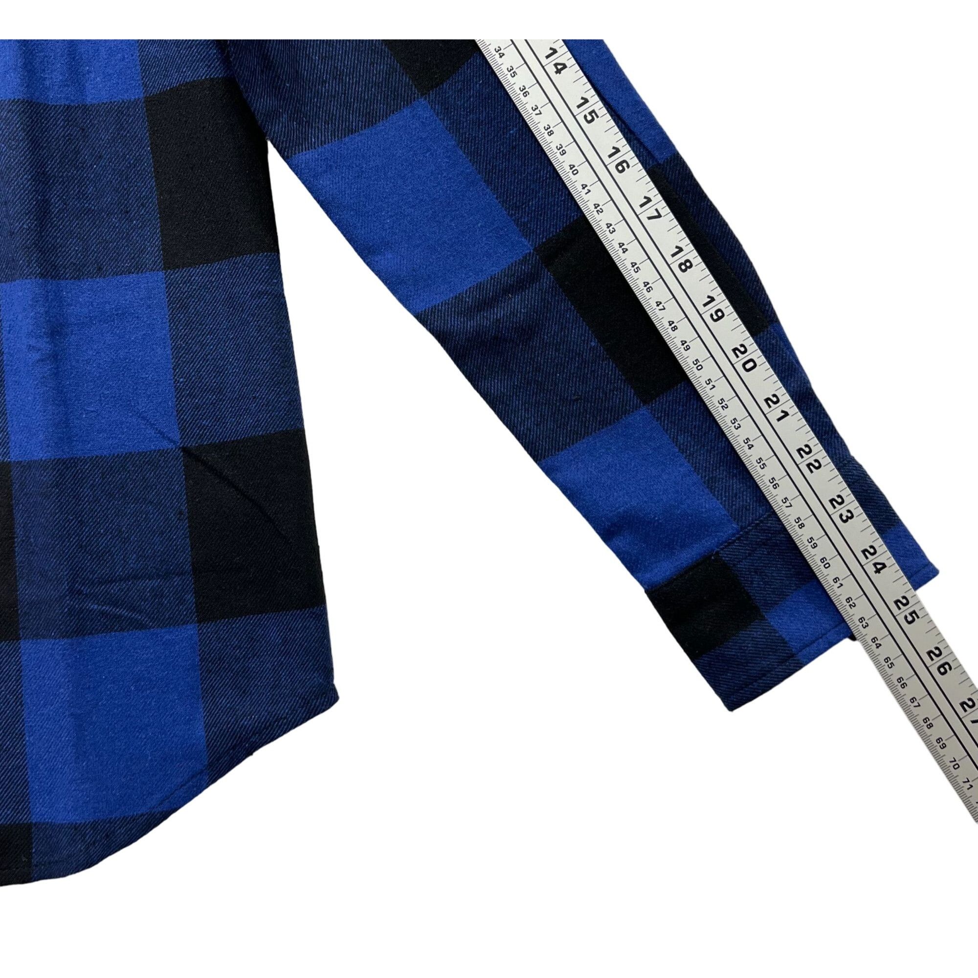 rue21 Rue 21 - Men Long Sleeve Plaid Shirt - Blue/Black - Small Size US S / EU 44-46 / 1 - 8 Thumbnail