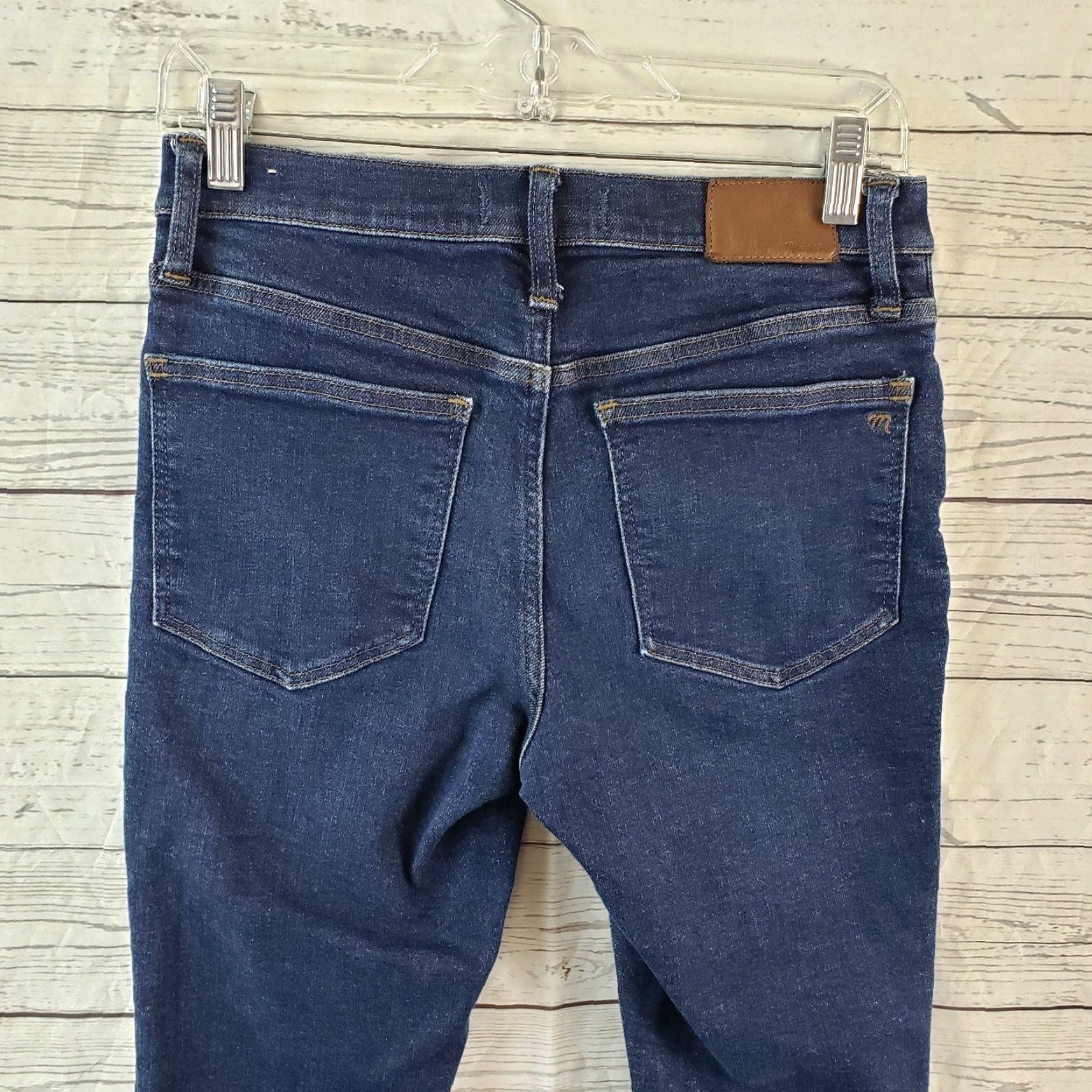 Madewell Madewell Womens Jeans 9" Mid Rise Skinny Jeans Sz 27 Blue Medium Wash Denim Cotton Blend Regular Inseam 28" Boys Girls Mens Womens Size 27" / US 4 / IT 40 - 4 Thumbnail
