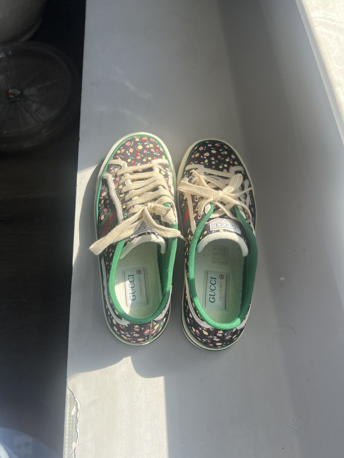 Gucci GUCCI 1977 Tennis LIBERTY OF LONDON LOW-TOP Sneakers Size US 8 / IT 38 - 5 Thumbnail