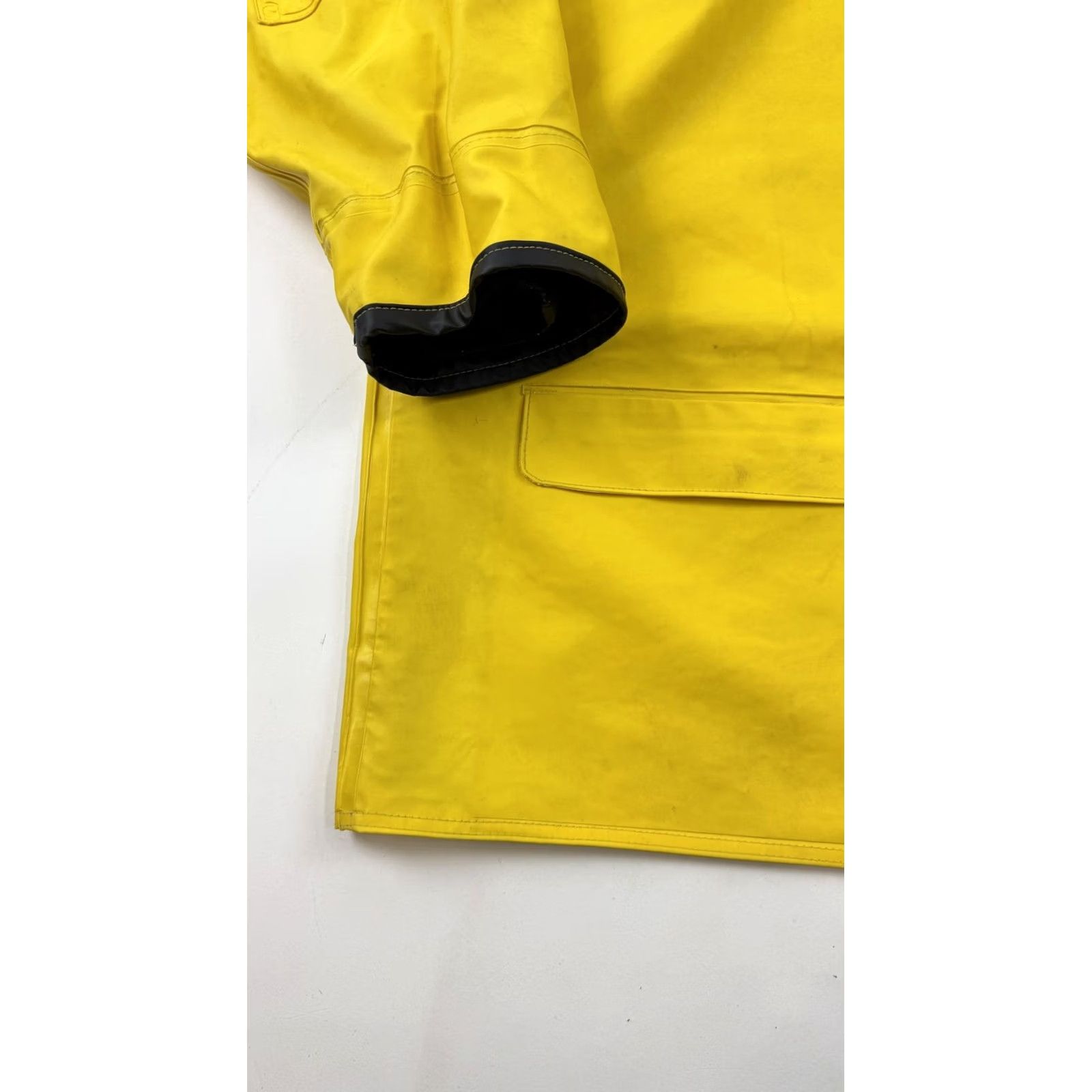 Carhartt Carhartt Jacket Mens Large Yellow Hooded PVC Raincoat Workwear Fishing Size US XXL / EU 58 / 5 - 4 Thumbnail