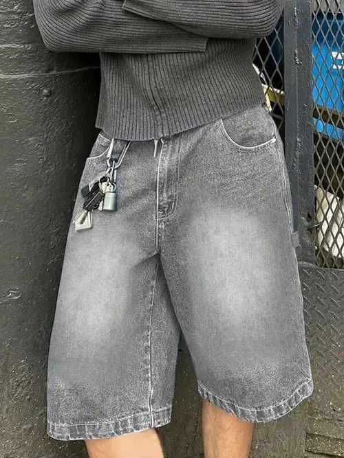 VIBE Vintage jeans jorts Y2K Drip shorts Size US 33 - 8 Thumbnail