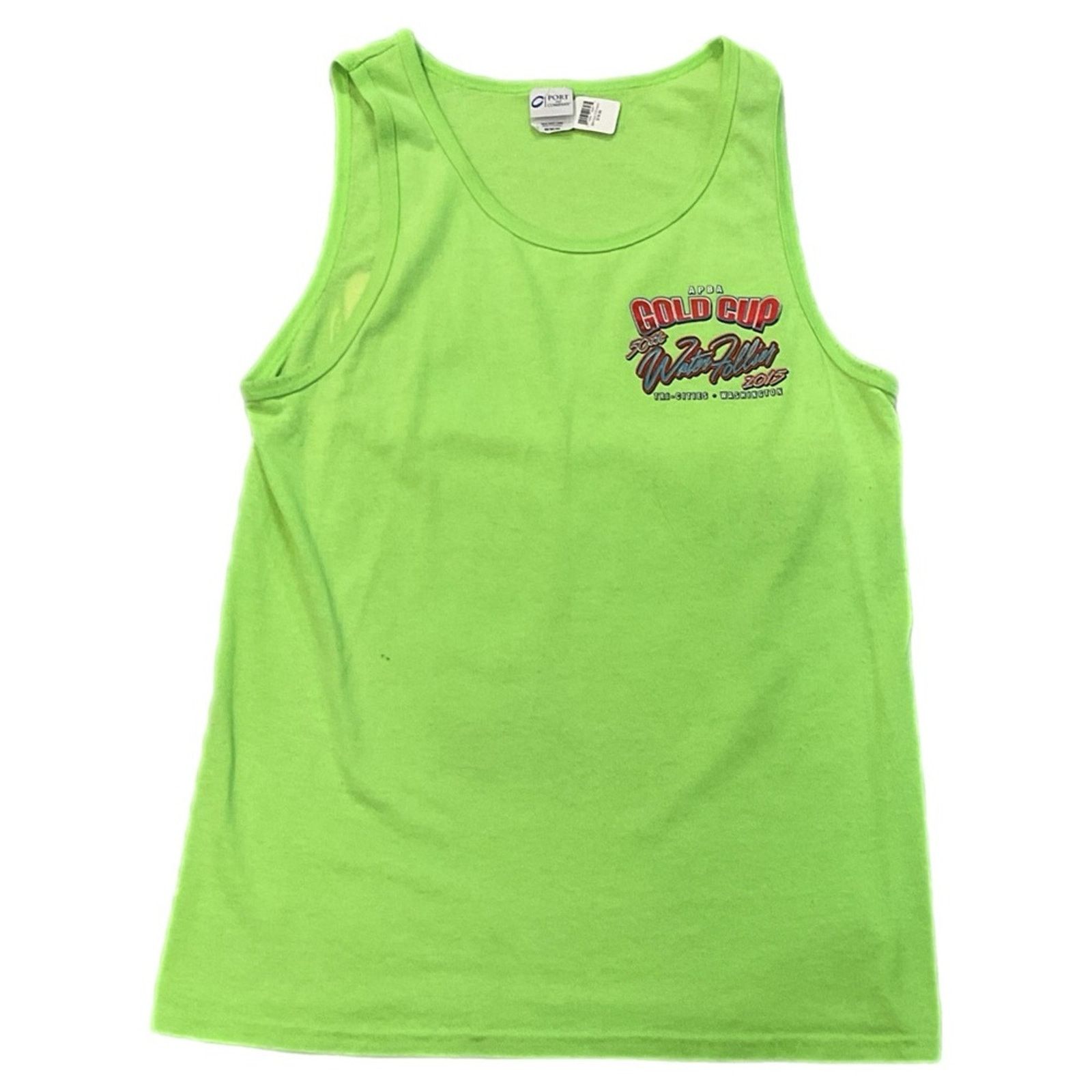 Vintage Gold Cup 2105 Neon Tank Tri-cities Washington Size US M / EU 48-50 / 2 - 1 Thumbnail