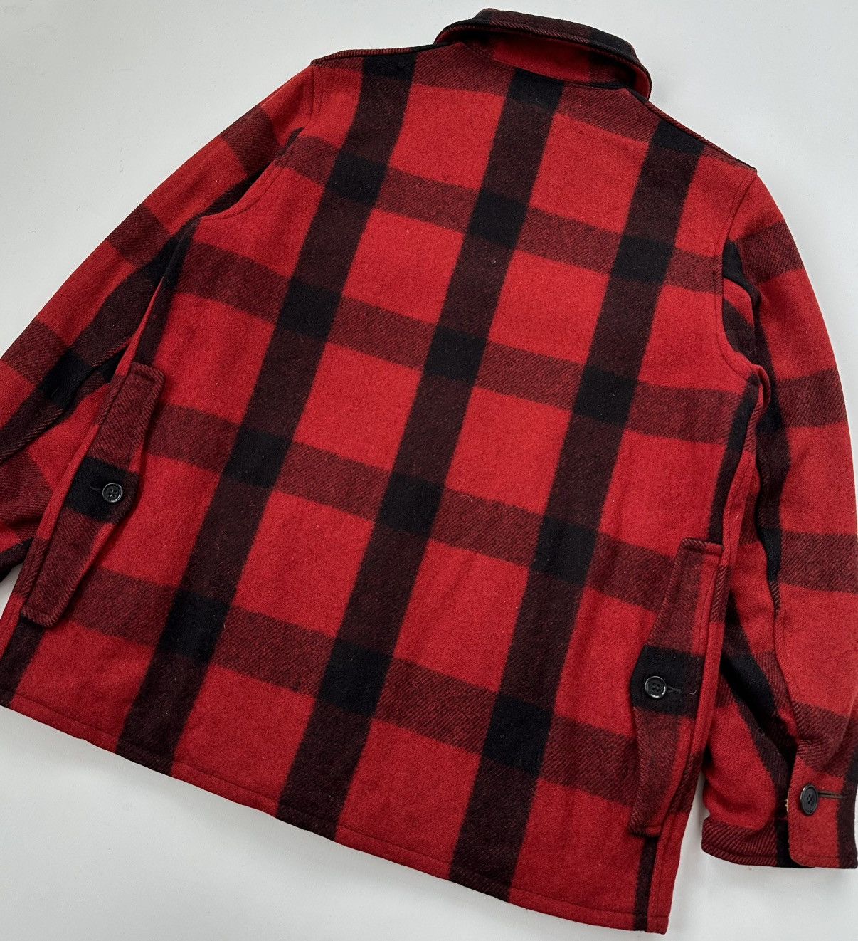 Chippewa 50s Chippewa Mackinaw Red Plaid Wool Hunting Jackets Size US L / EU 52-54 / 3 - 5 Thumbnail