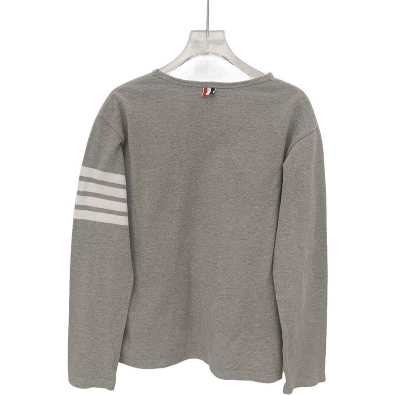 Thom Browne Thom Browne Round collar long sleeve hoodie Size L / US 10 / IT 46 - 2 Thumbnail