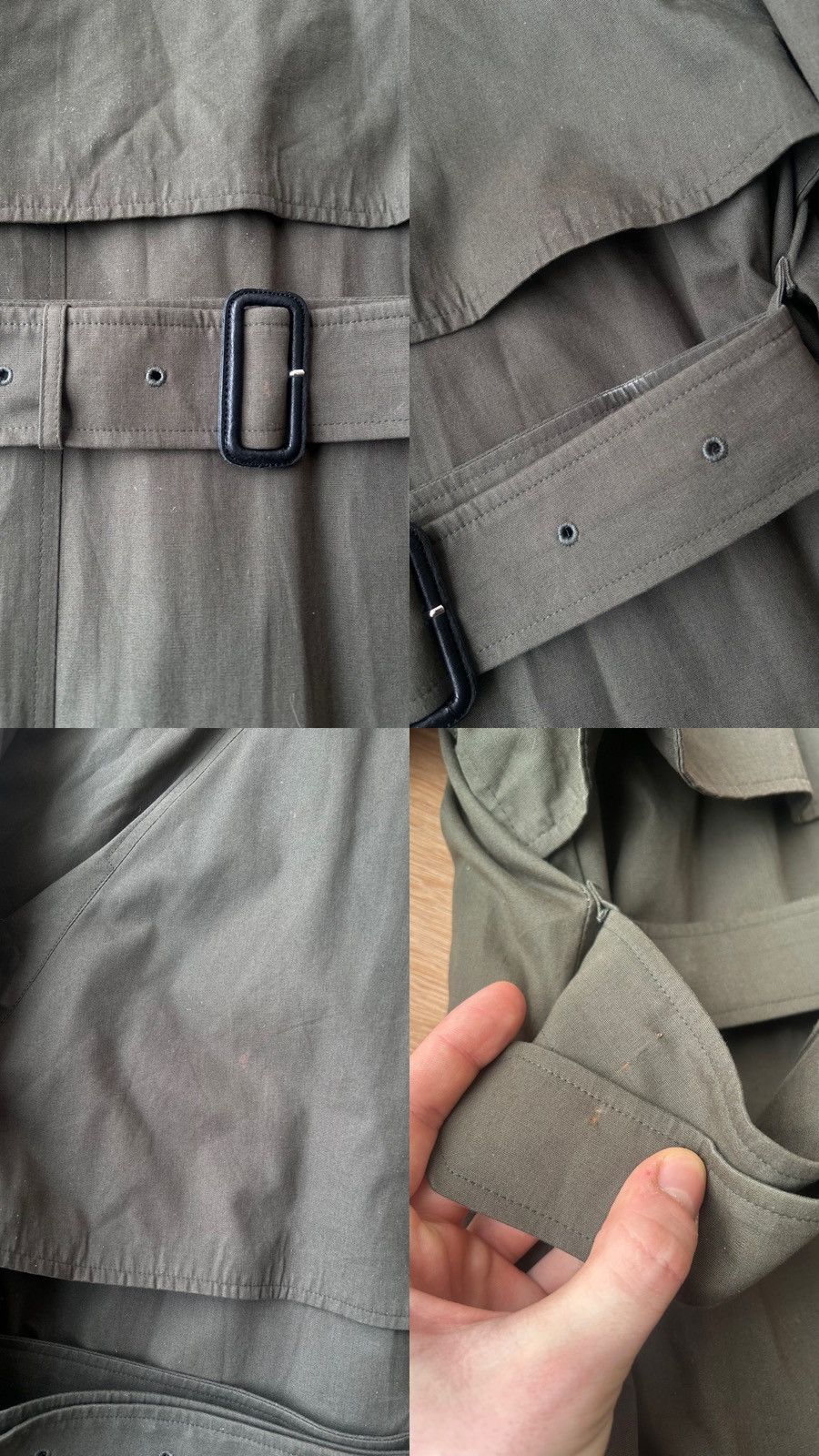 Burberry Vintage Burberry’s Double Breasted Belted Trench Coat Size L / US 10 / IT 46 - 20 Thumbnail