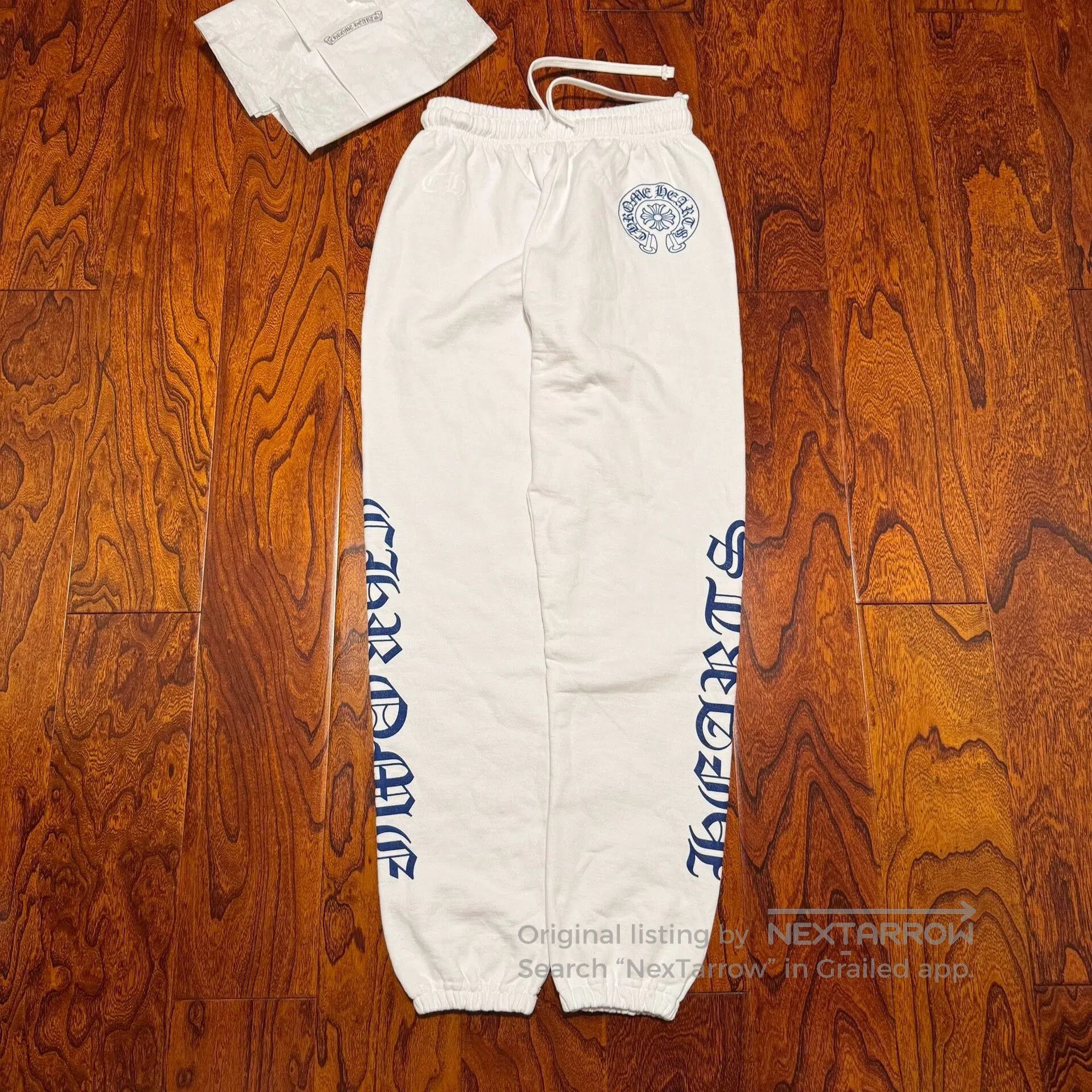 Chrome Hearts chrome hearts white blue sweatpants. Size US 26 / EU 42 - 1 Thumbnail