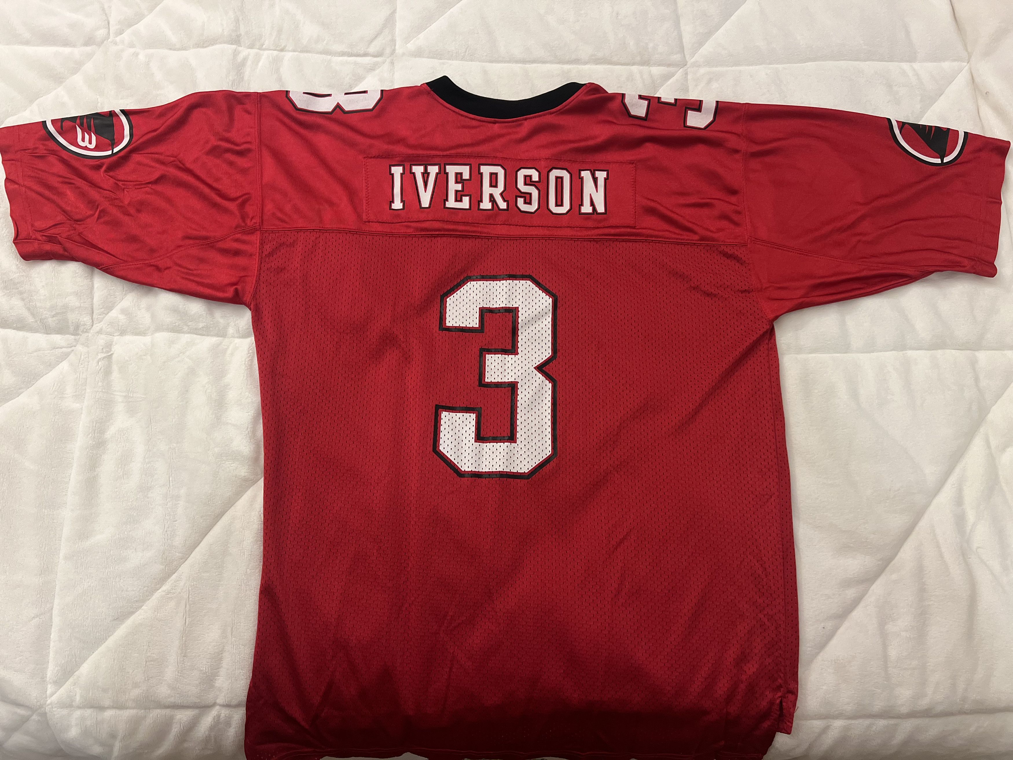 Reebok Vintage Allen Iverson Football Jersey Size US XL / EU 56 / 4 - 2 Thumbnail