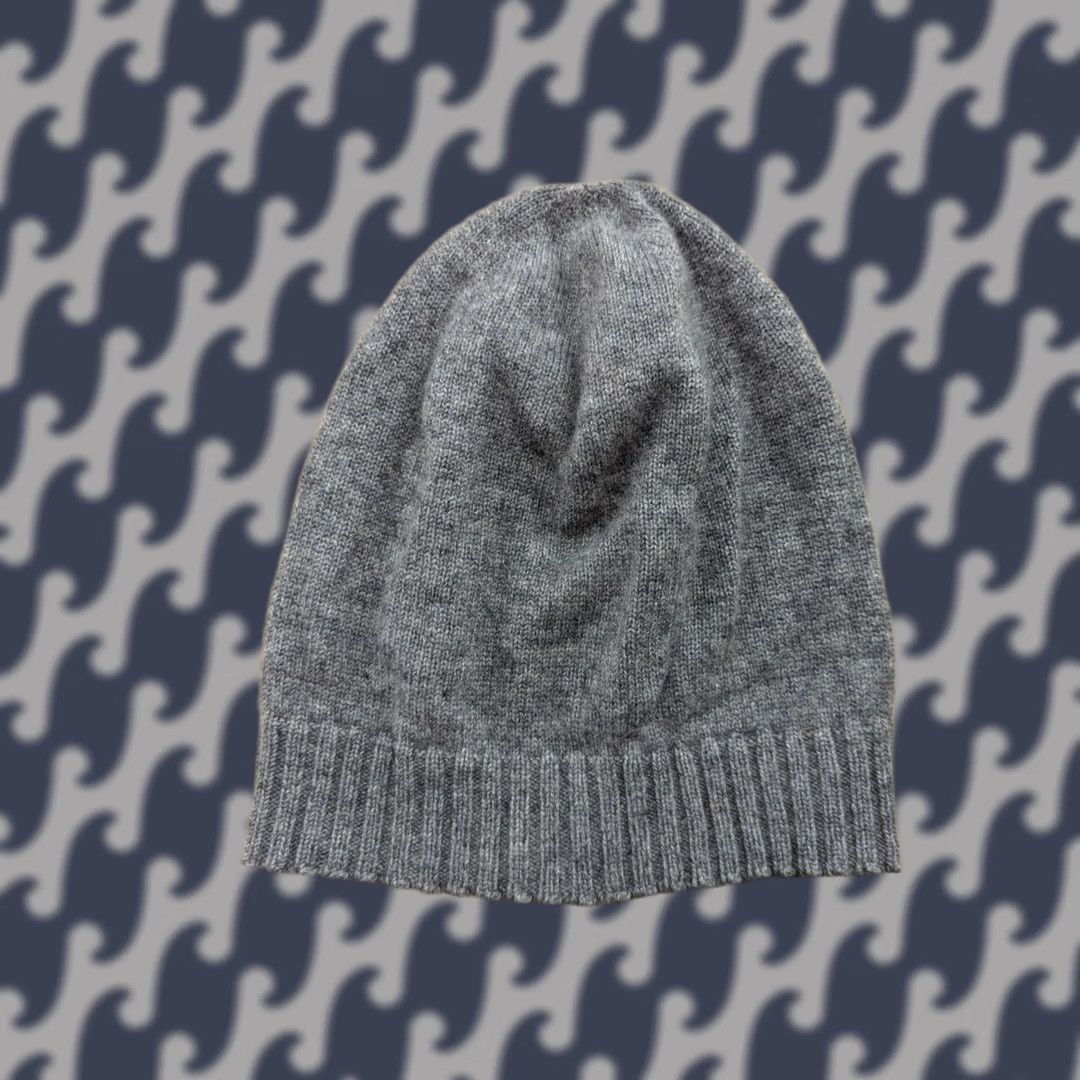 Vintage Giesswein Beanie Hat One Size 100% Cashmere Gray Soft Ladies Womens Size ONE SIZE - 1 Thumbnail