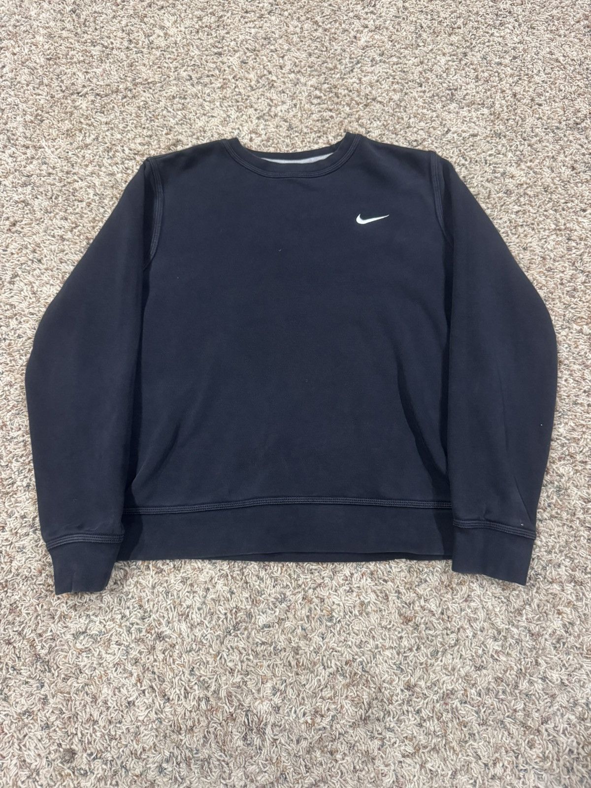 Nike 00’s Black Nike Crewneck Size US M / EU 48-50 / 2 - 1 Thumbnail