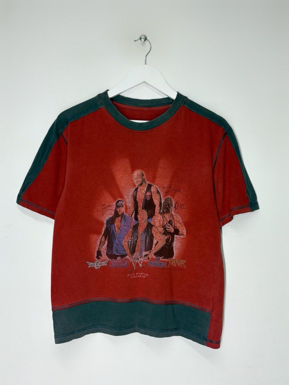 WWF Vintage 2000s WWE Wrestlemania Tee Stone Cold The Rock Kane Size US S / EU 44-46 / 1 - 1 Thumbnail