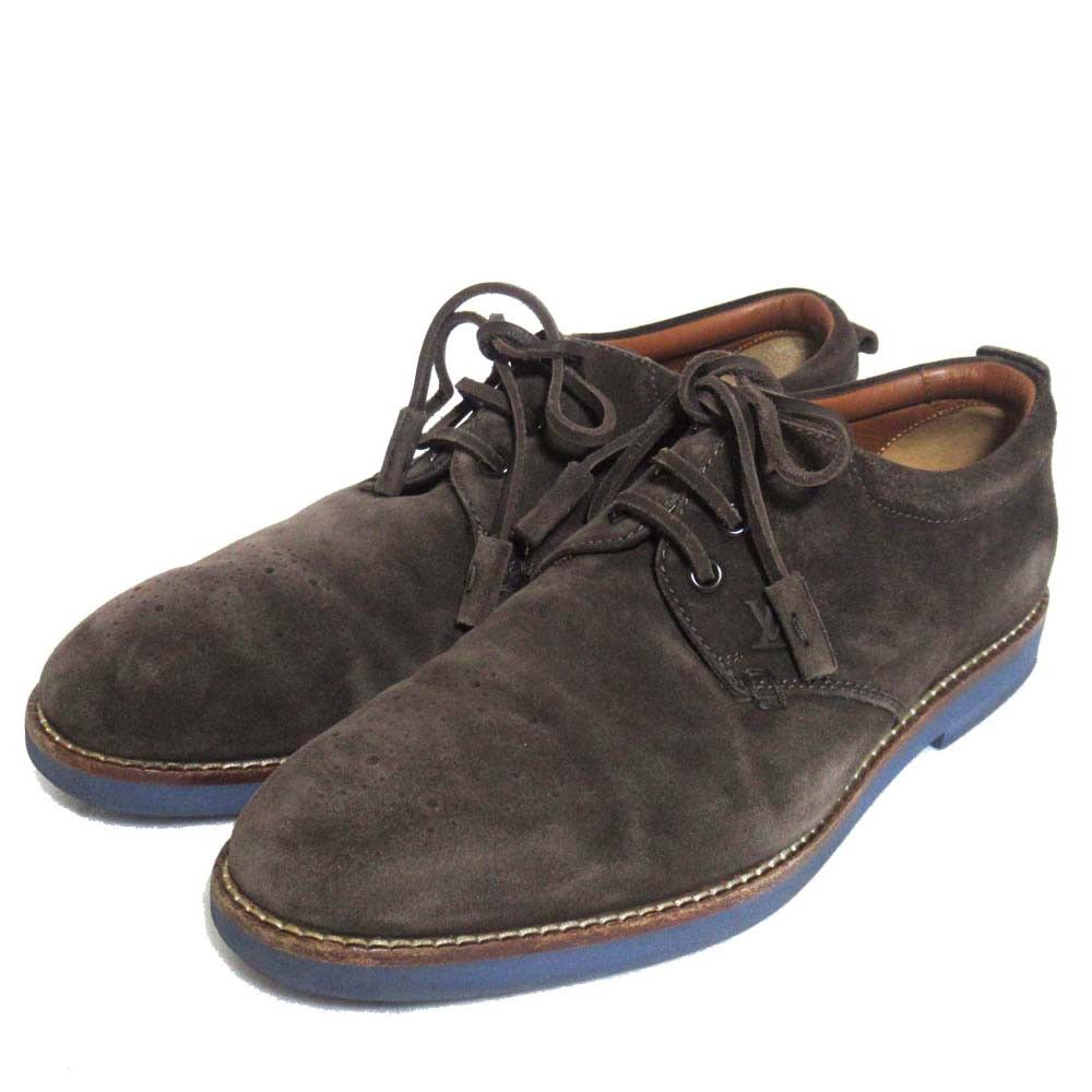 Louis Vuitton Louis Vuitton Louis Vuitton Derby Suede Derby Shoes Leather Shoes DUTY FREE for USA Size ONE SIZE - 1 Thumbnail