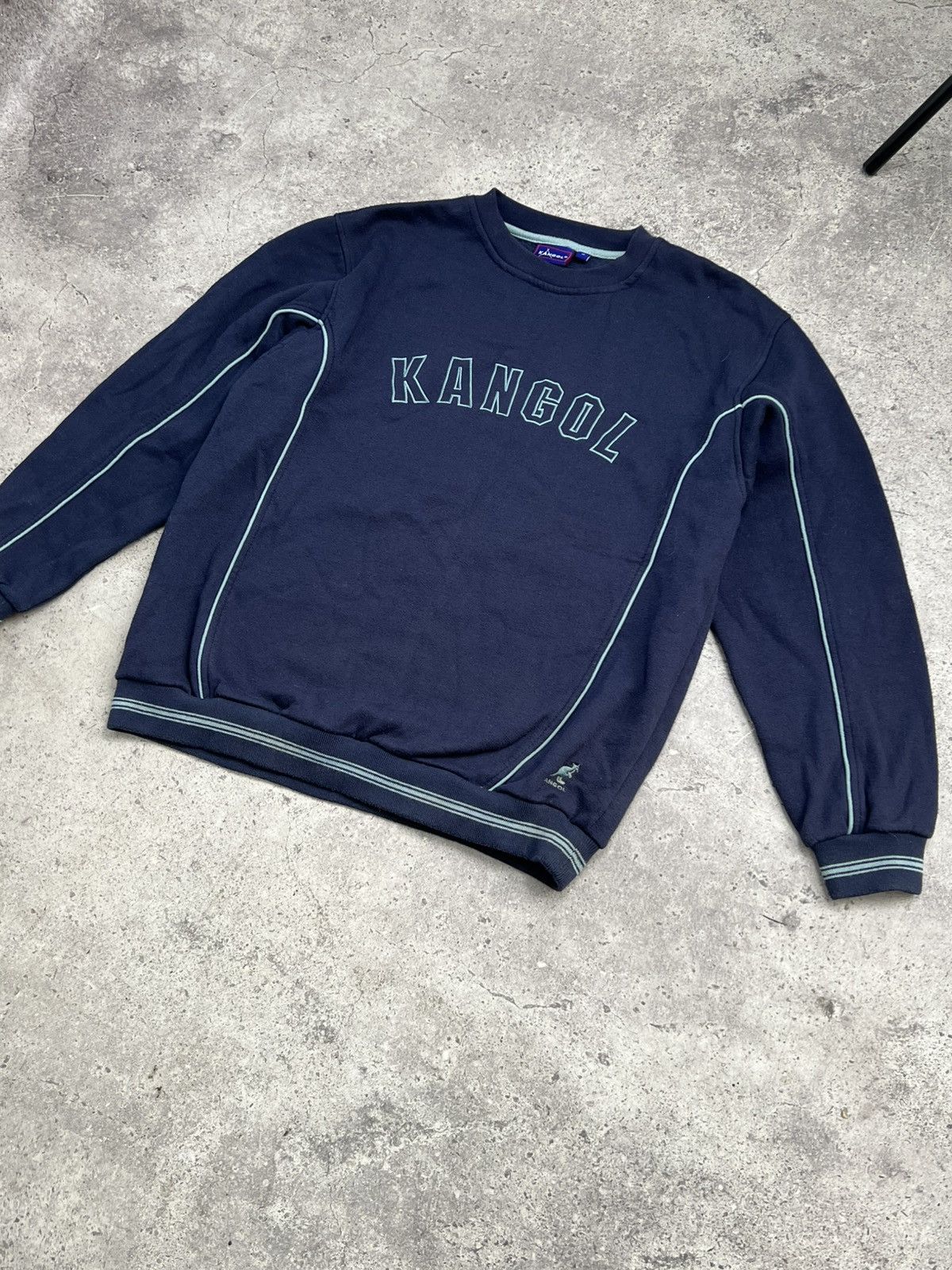Kangol × Vintage 90s KANGOL VINTAGE BIG LOGO STREETWEAR SWEATSHIRT Size US S / EU 44-46 / 1 - 2 Thumbnail