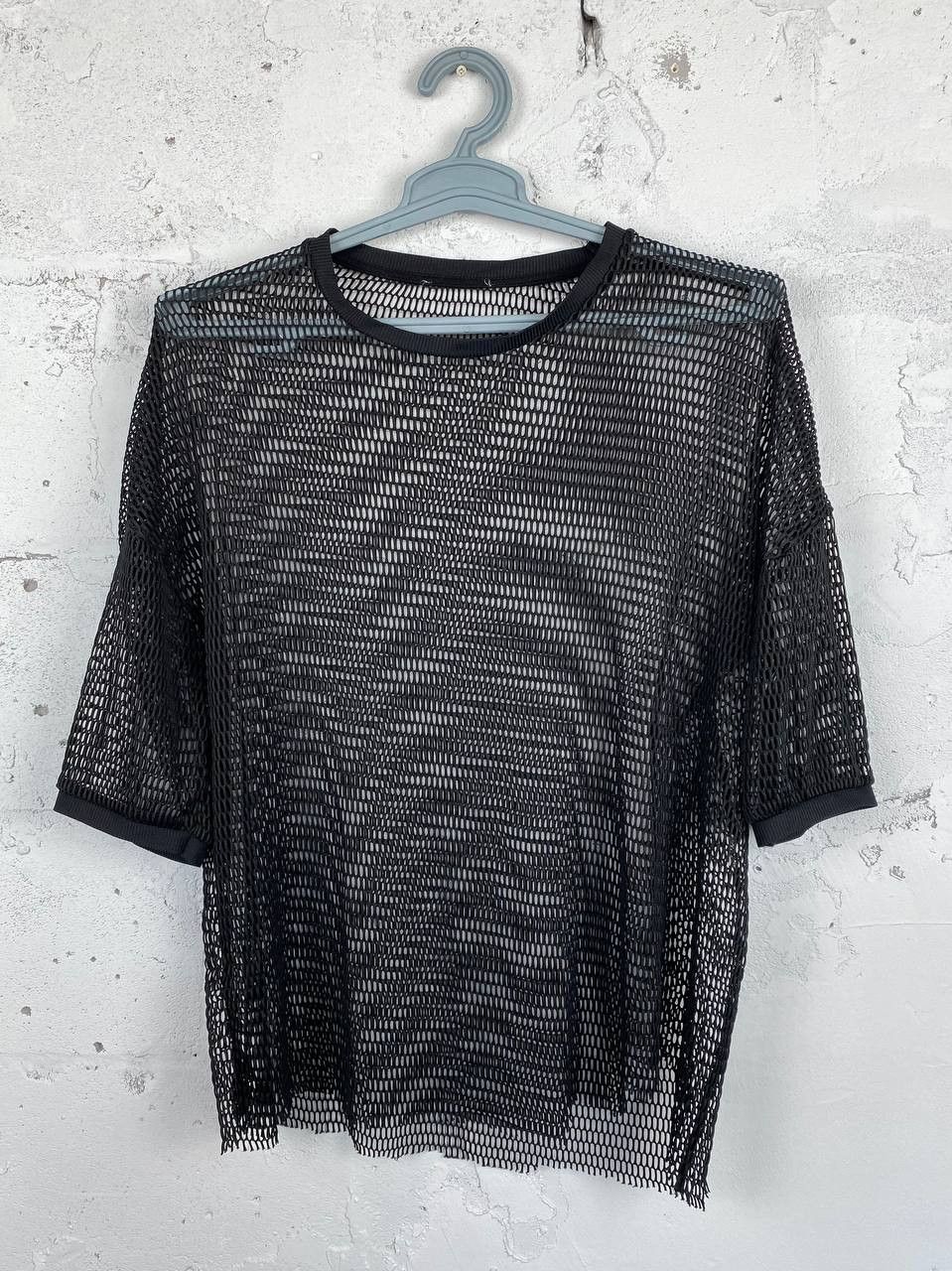 Japanese Brand × Seditionaries Y2K JAPANESE VINTAGE MESH SHIRT (RICK OWENS STYLE) Size US XL / EU 56 / 4 - 1 Thumbnail