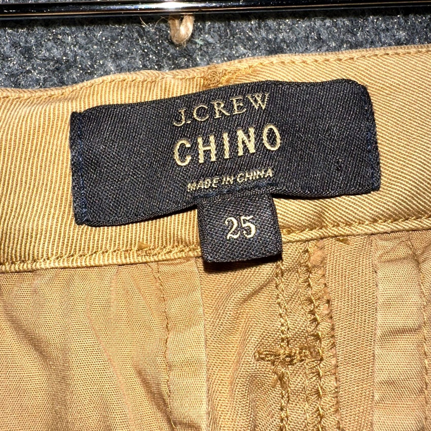 J.Crew J.CREW Pants Womens 25 Chino Pockets Honey Brown Cotton Stretch Size 42" / US 20 - 5 Thumbnail