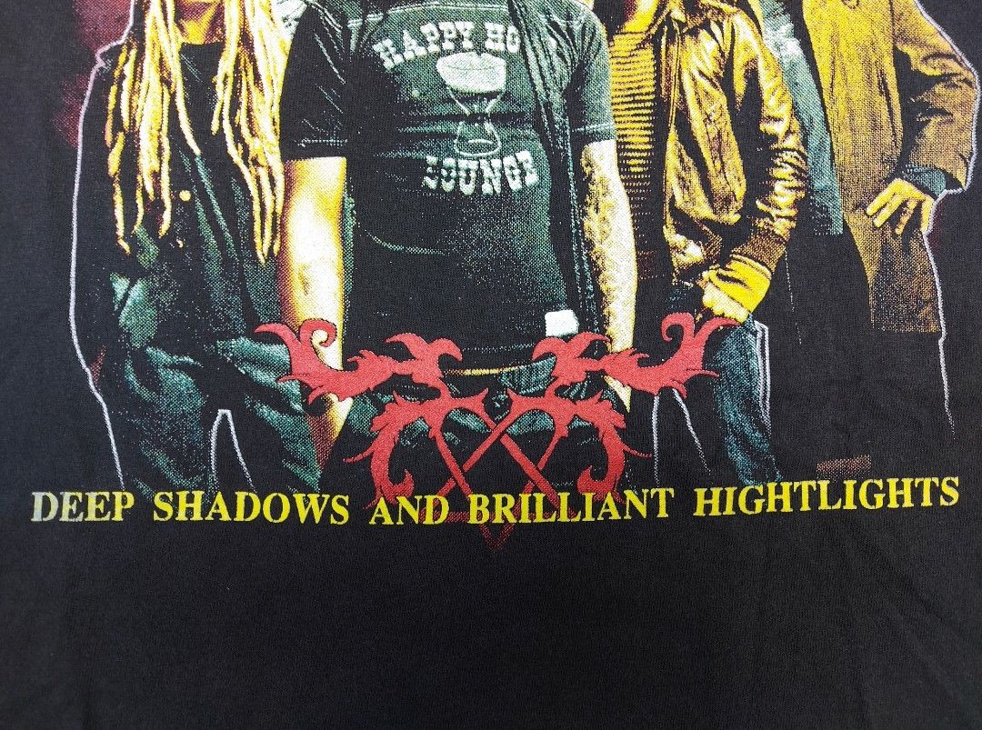 Band Tees × Vintage VTG 2001 HIM Band Deep Shadows and Brilliant Highlights TEE Size US S / EU 44-46 / 1 - 8 Thumbnail