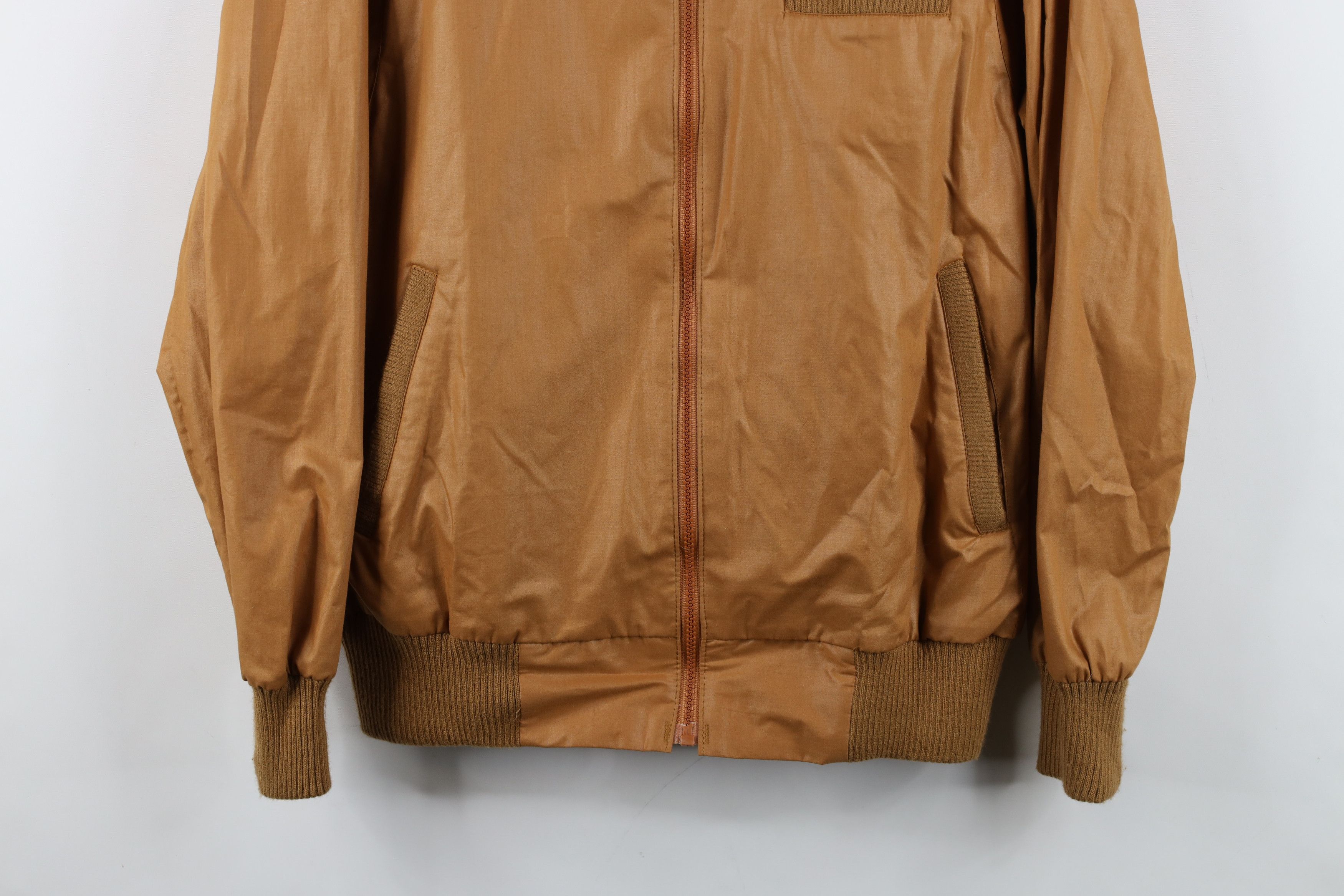 Vintage Vintage 70s Streetwear Cafe Racer Bomber Jacket Brown Size US L / EU 52-54 / 3 - 3 Thumbnail