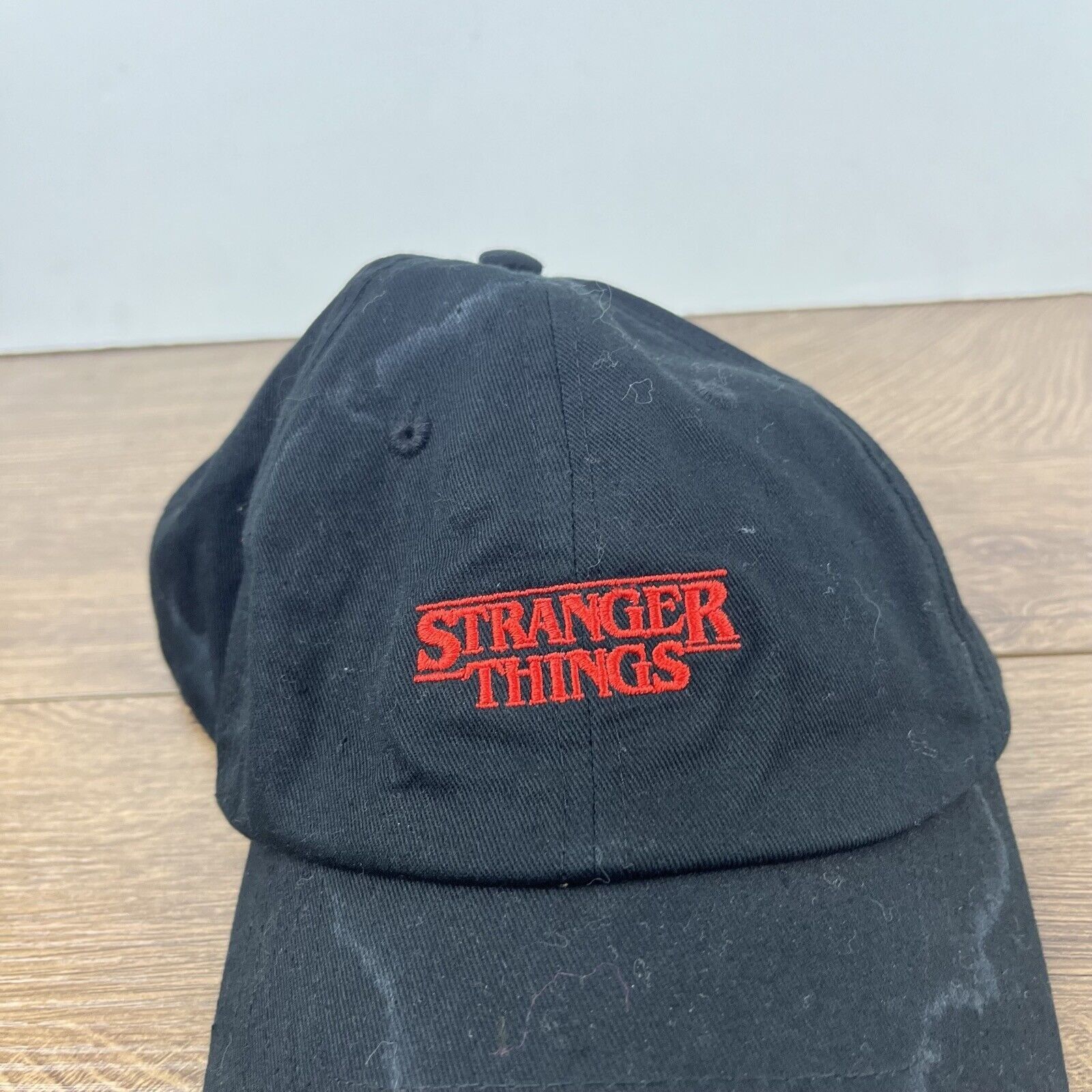 Other Stranger Things Hat Black Adjustable Hat Black Stranger Thin Size ONE SIZE - 8 Thumbnail