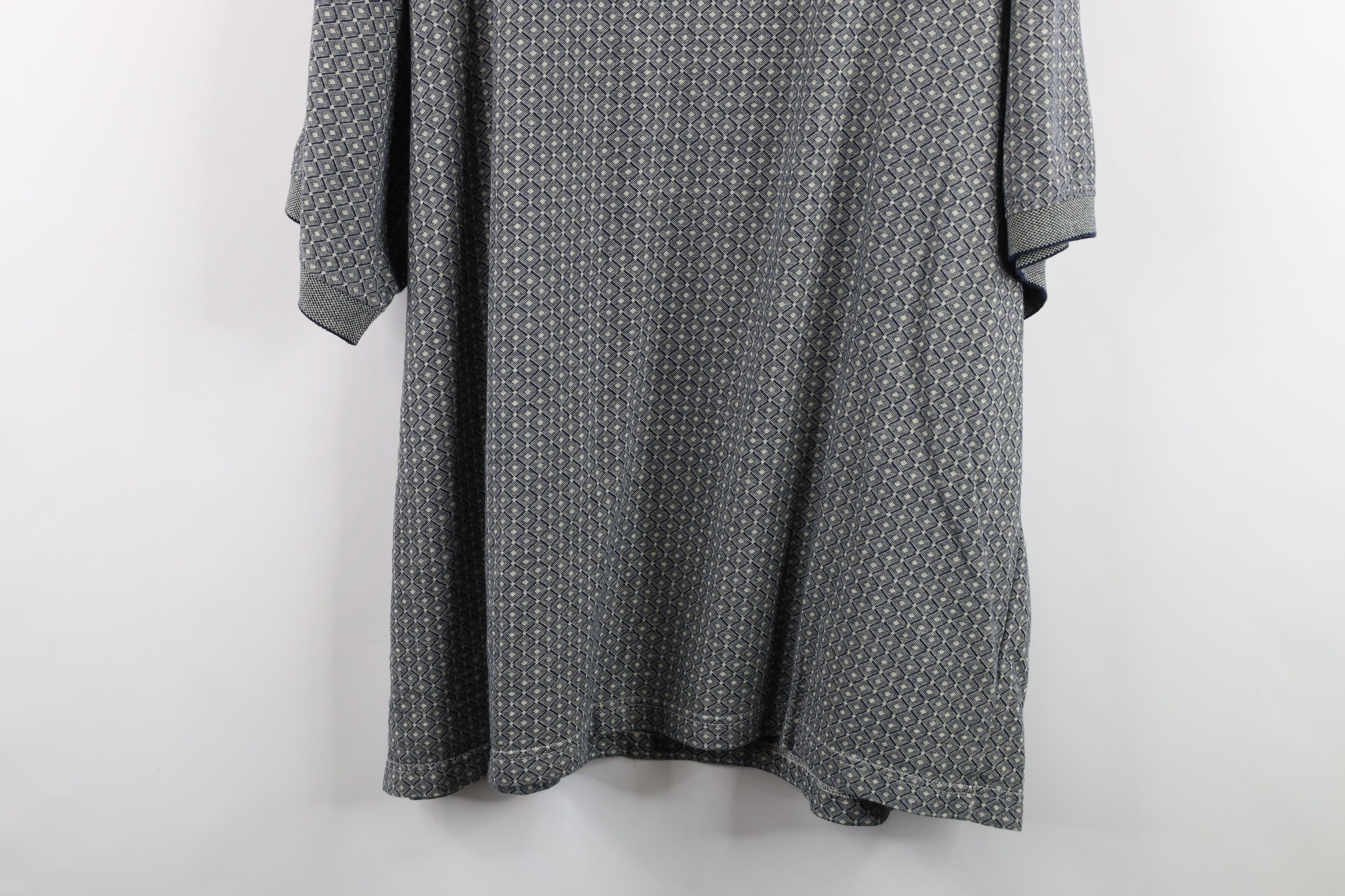 Vintage Vintage 90s Streetwear Diamond Knit Collared Golf Polo Shirt Size US XL / EU 56 / 4 - 10 Thumbnail