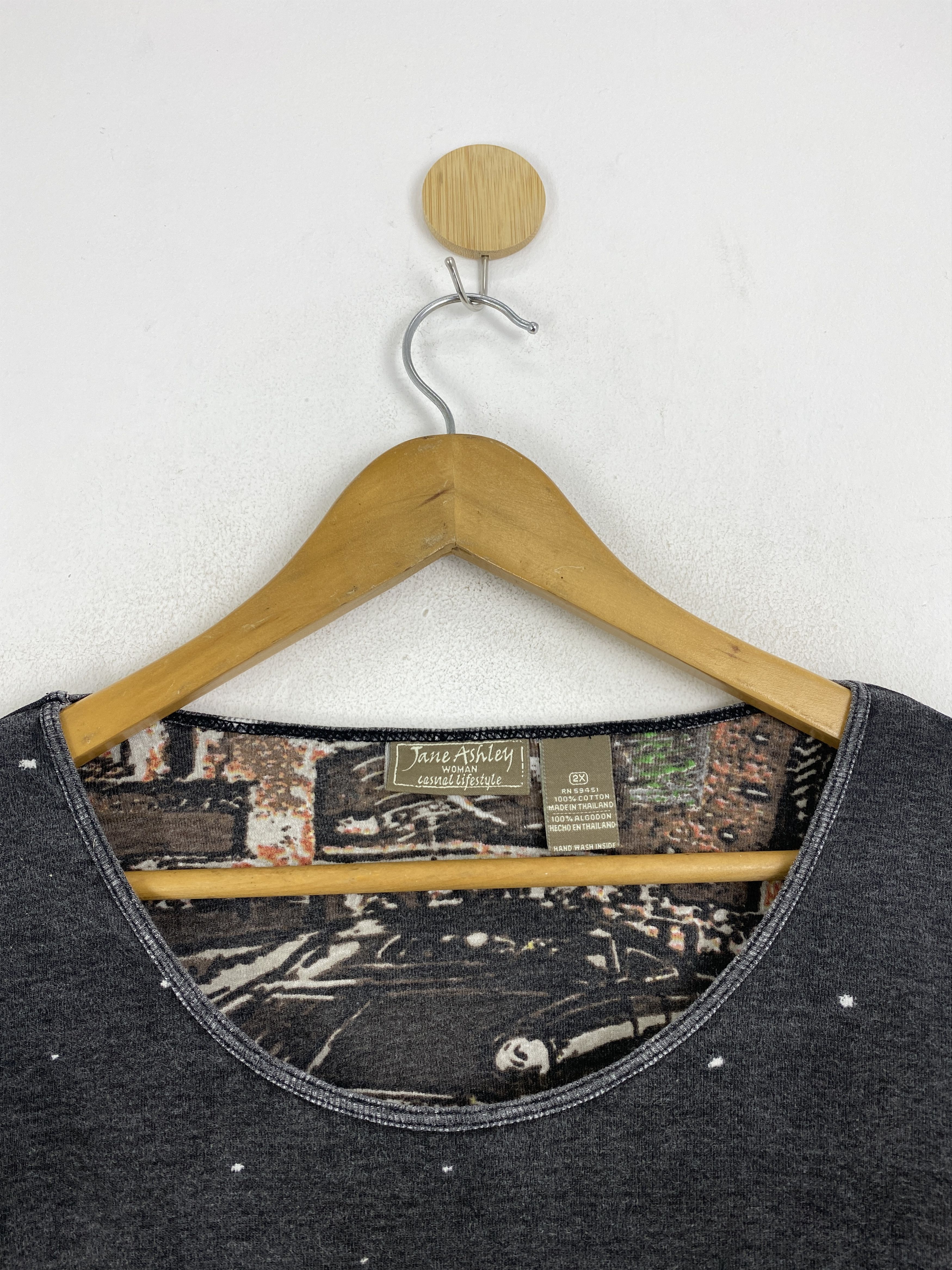 Vintage Vintage June Ashley New York City Sky Line Art Tee TA0696 Size US XXL / EU 58 / 5 - 12 Thumbnail