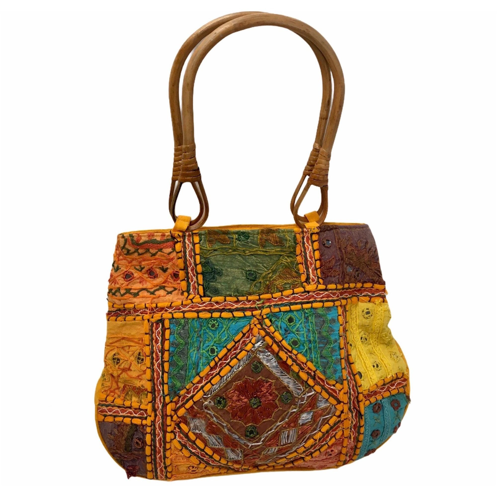 Other Nos Vtg HIPPIE HoBo Embroidered BANJARA Bohemian Purse Size ONE SIZE - 1 Thumbnail
