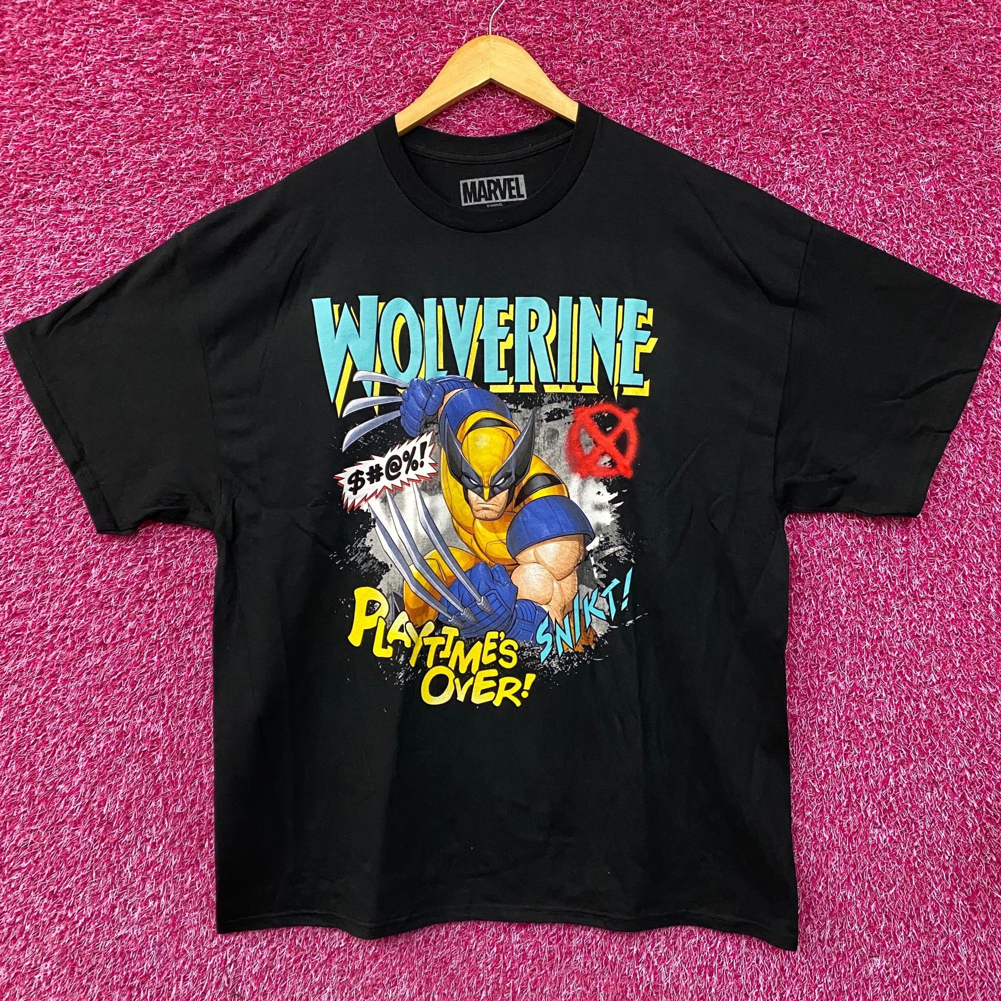 Marvel Comics Marvel X-Men Wolverine Playtime Over Comic T-Shirt 2X Size US XXL / EU 58 / 5 - 1 Thumbnail