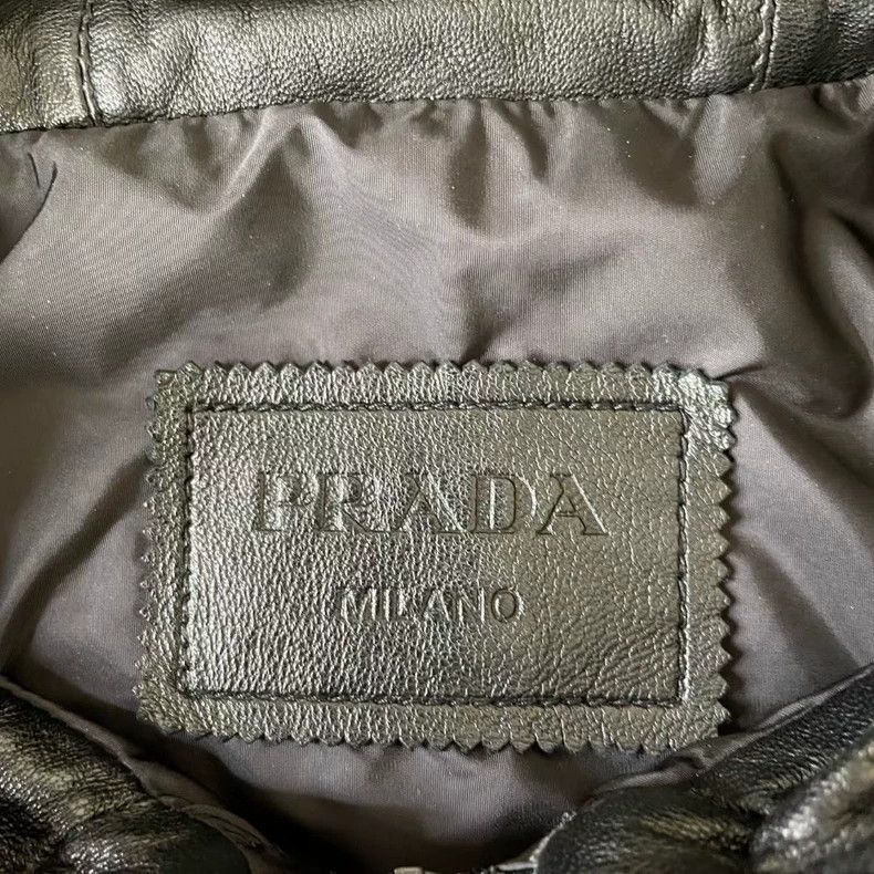 Prada Prada Hooded leather jacket 2502-Nextarrow Size US XXS / EU 40 - 3 Thumbnail