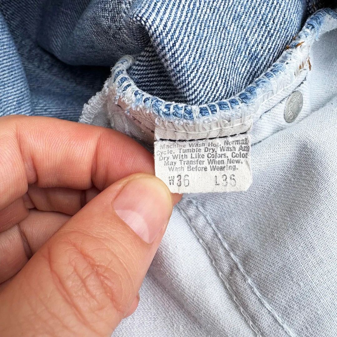 Levi's × Vintage Levi’s 517 1980 80s Vintage W34 Orange Tab Blue Denim Jeans Size US 34 / EU 50 - 6 Thumbnail