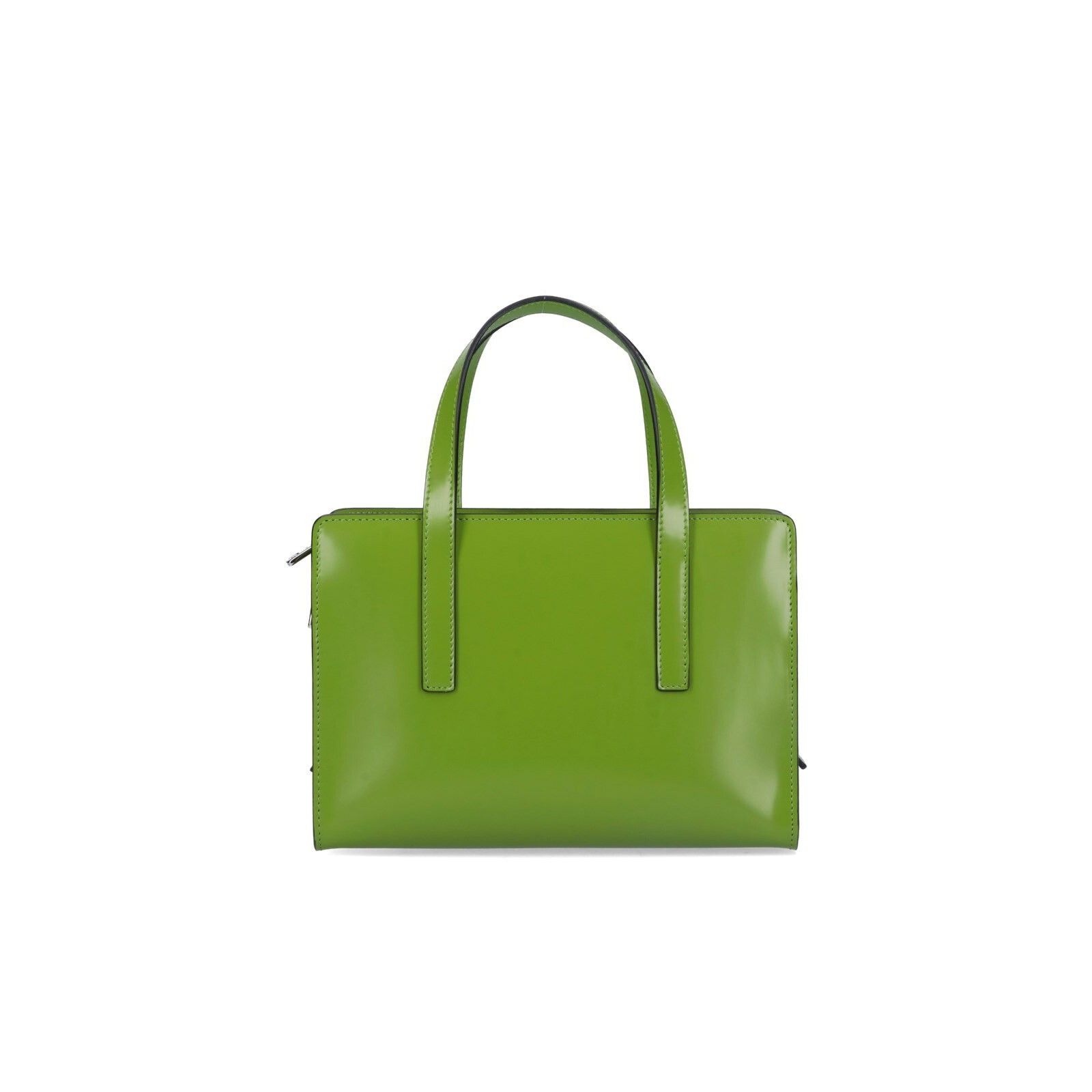 Prada PRADA Re-Edition $3500 Green Brushed-Leather Mini Handbag Ne Size ONE SIZE - 3 Thumbnail