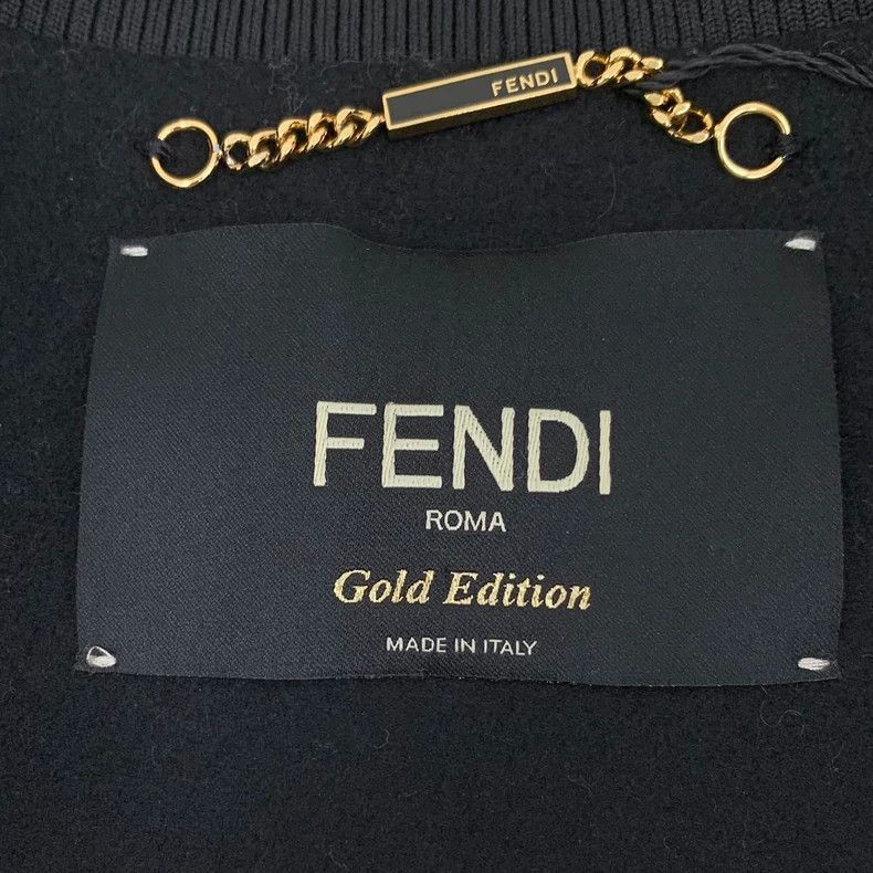 Fendi Fendi Black Jacket with Monster Eye Design Size US S / EU 44-46 / 1 - 5 Thumbnail