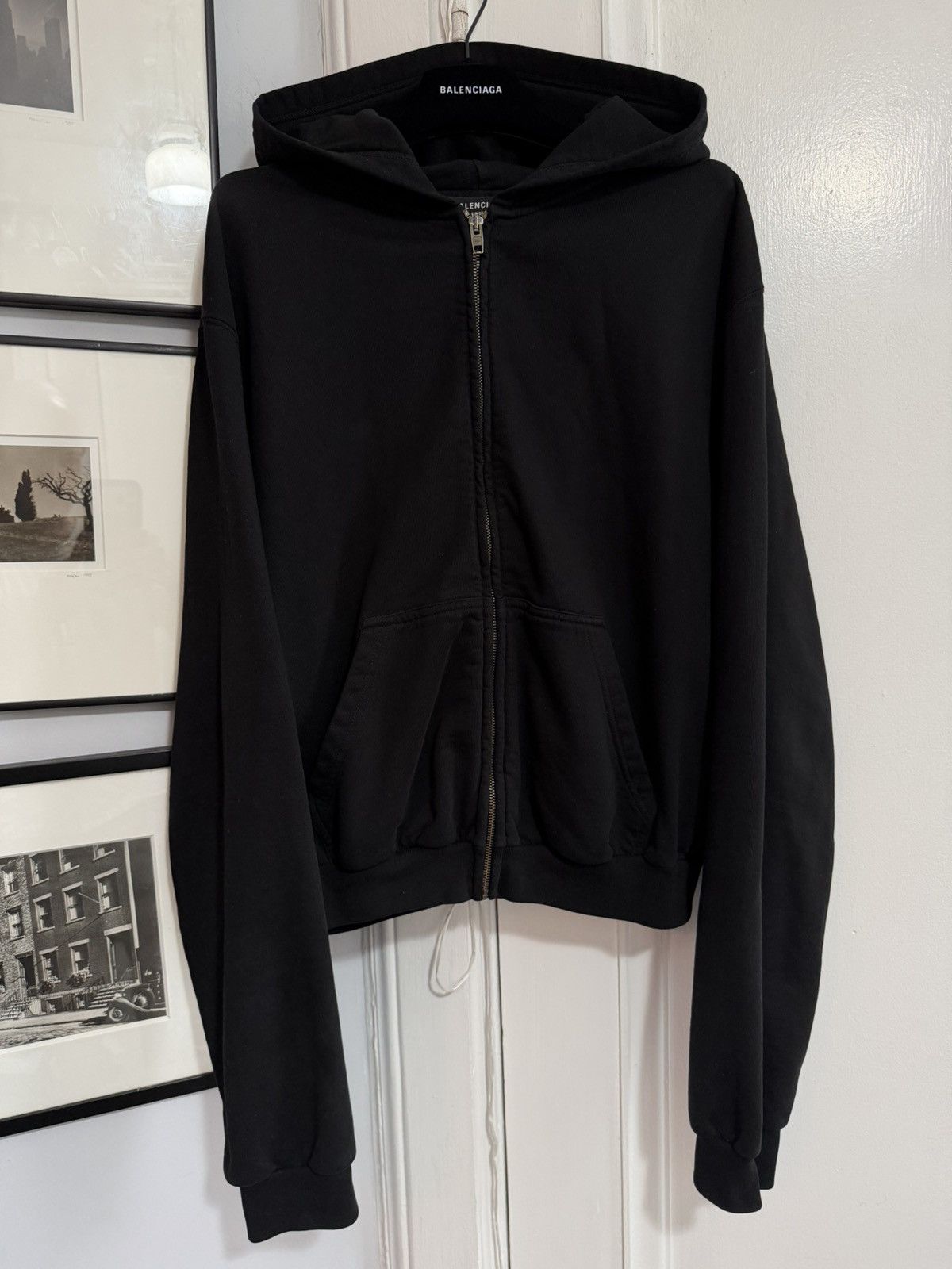 Demna Tab Zip-Up Hoodie [M]