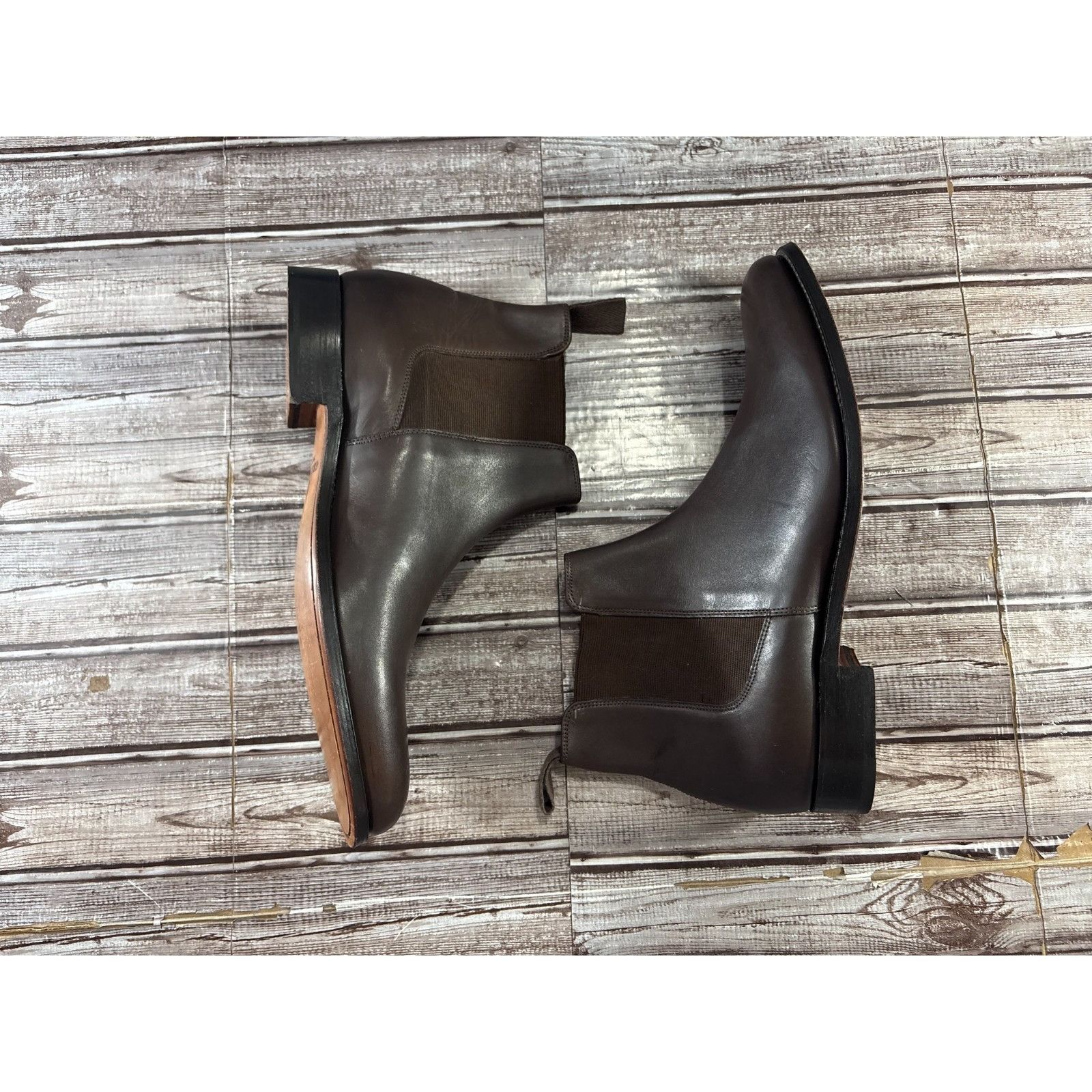 Grenson Grenson Declan leather Chelsea Boots Sz 10 F US 11 color dar Size US 11 / EU 44 - 5 Thumbnail