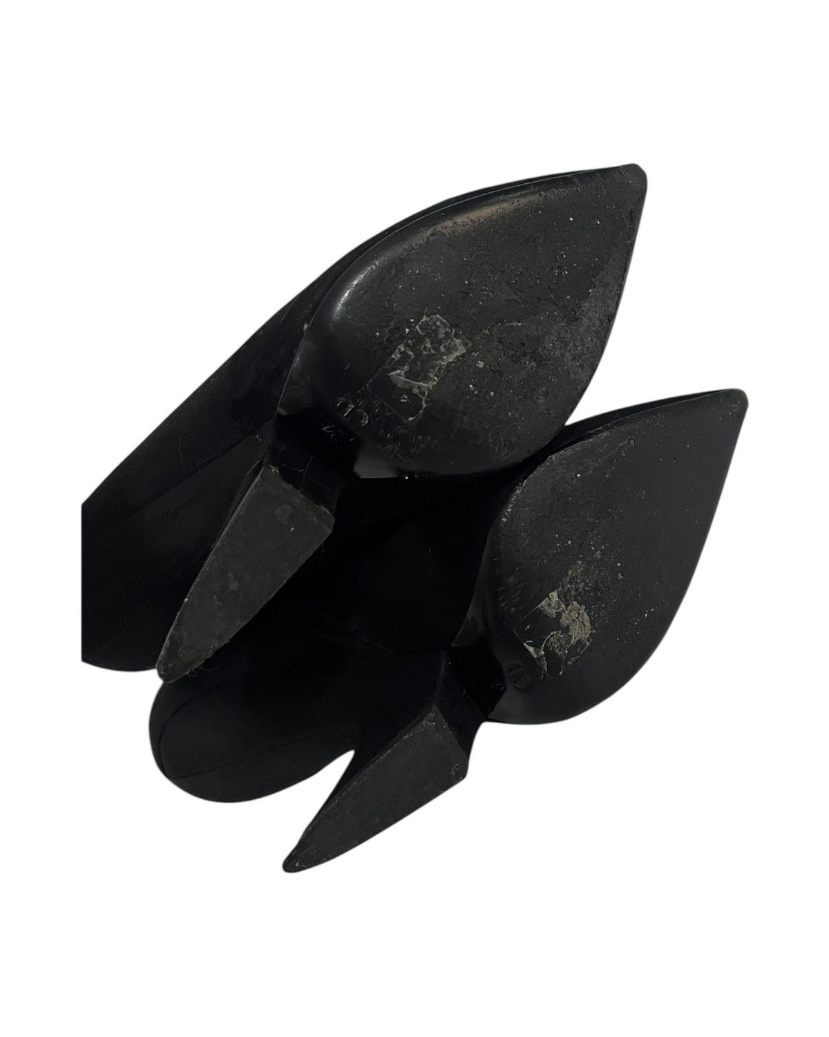 Dior Dior Black Suede Ankle Boots Size US 7 / IT 37 - 9 Thumbnail