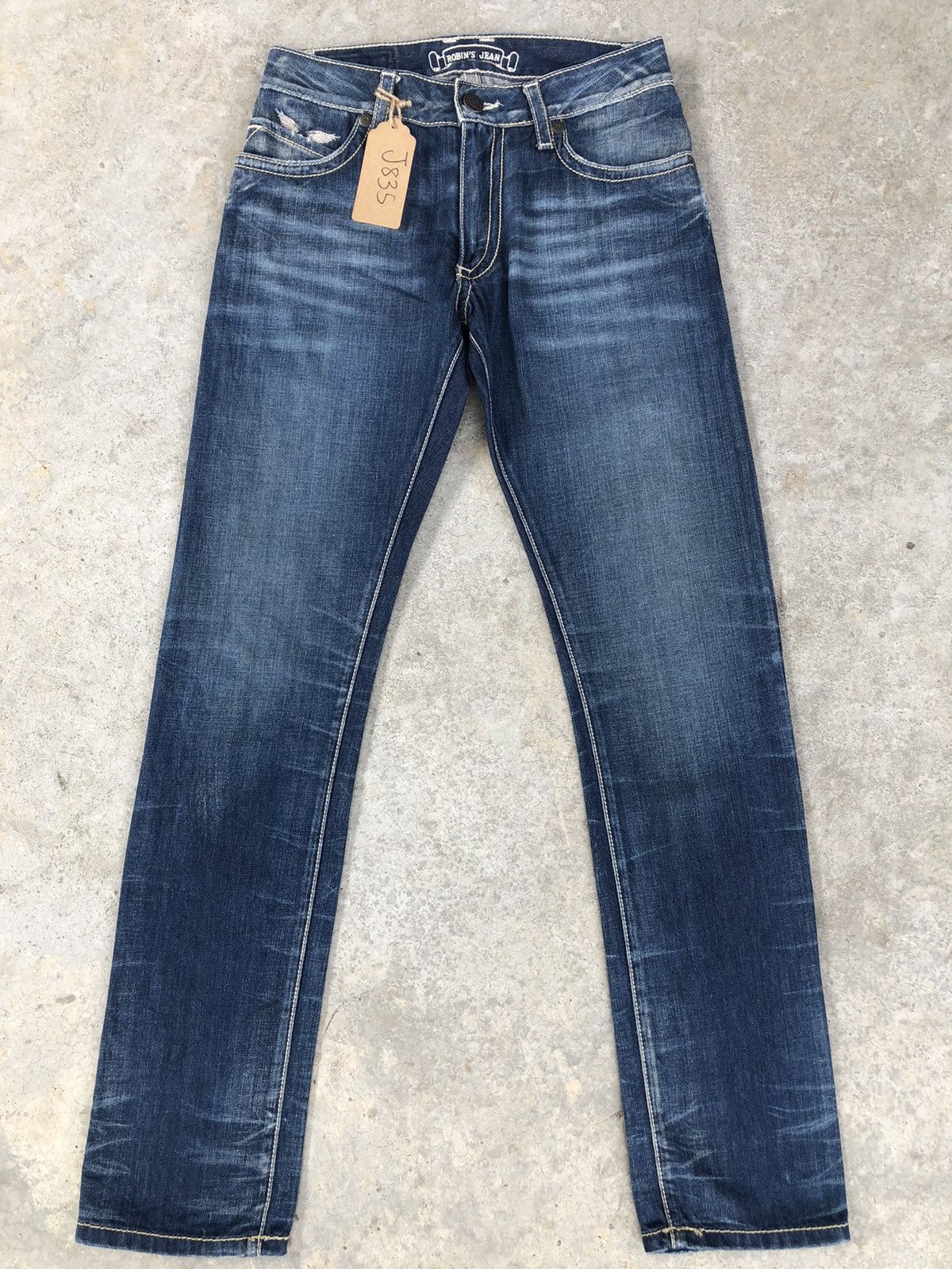 Robins Jeans Vintage Robin’s Embroidered Chrome Distressed Jeans Size US 28 / EU 44 - 2 Thumbnail