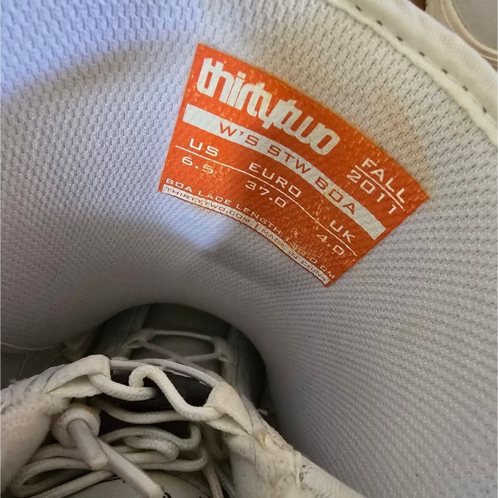 Other White | THIRTYTWO | STW Boa Snowboard Boot Size US 6.5 / IT 36.5 - 5 Thumbnail